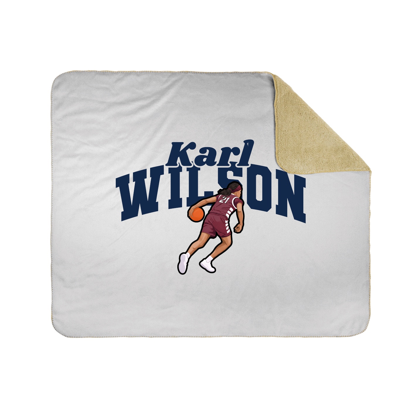 Throw Blanket — Signature Arch in White