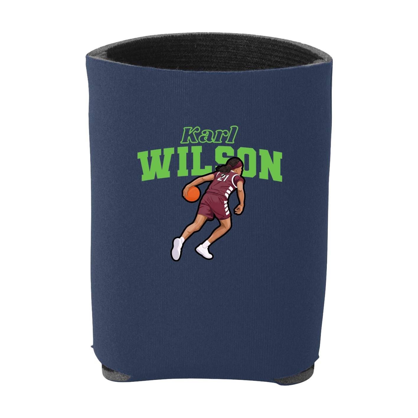 Can Holder — Name Arch in Navy