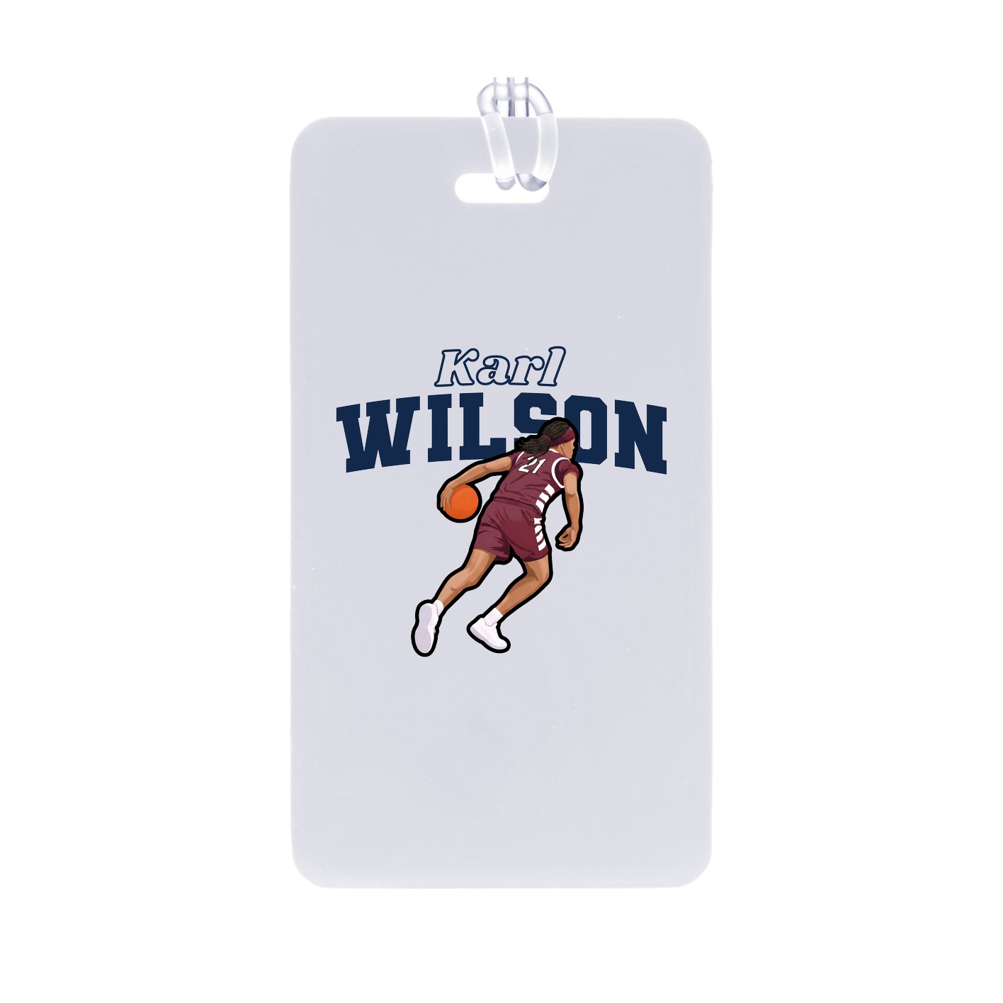 Bag Tag — Name Arch in Classic