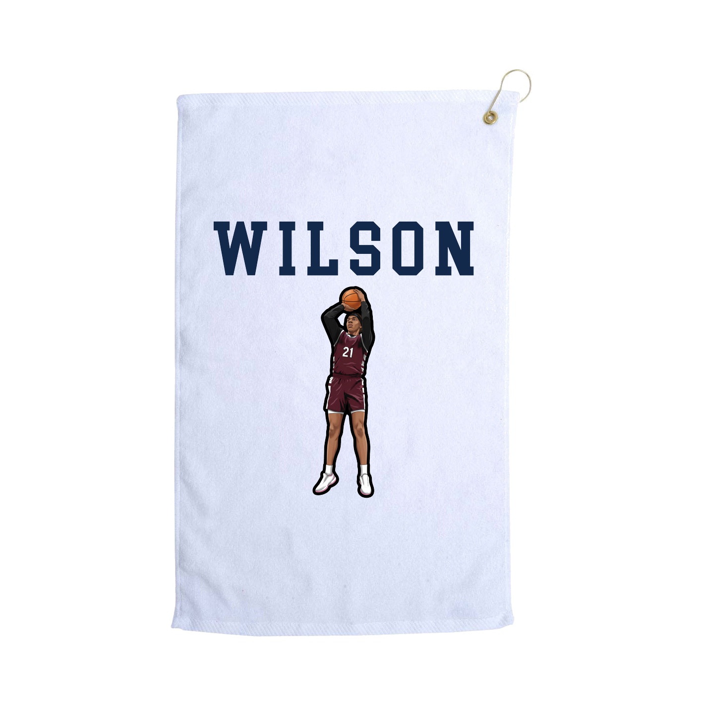 Golf Towel — Shirsey in White
