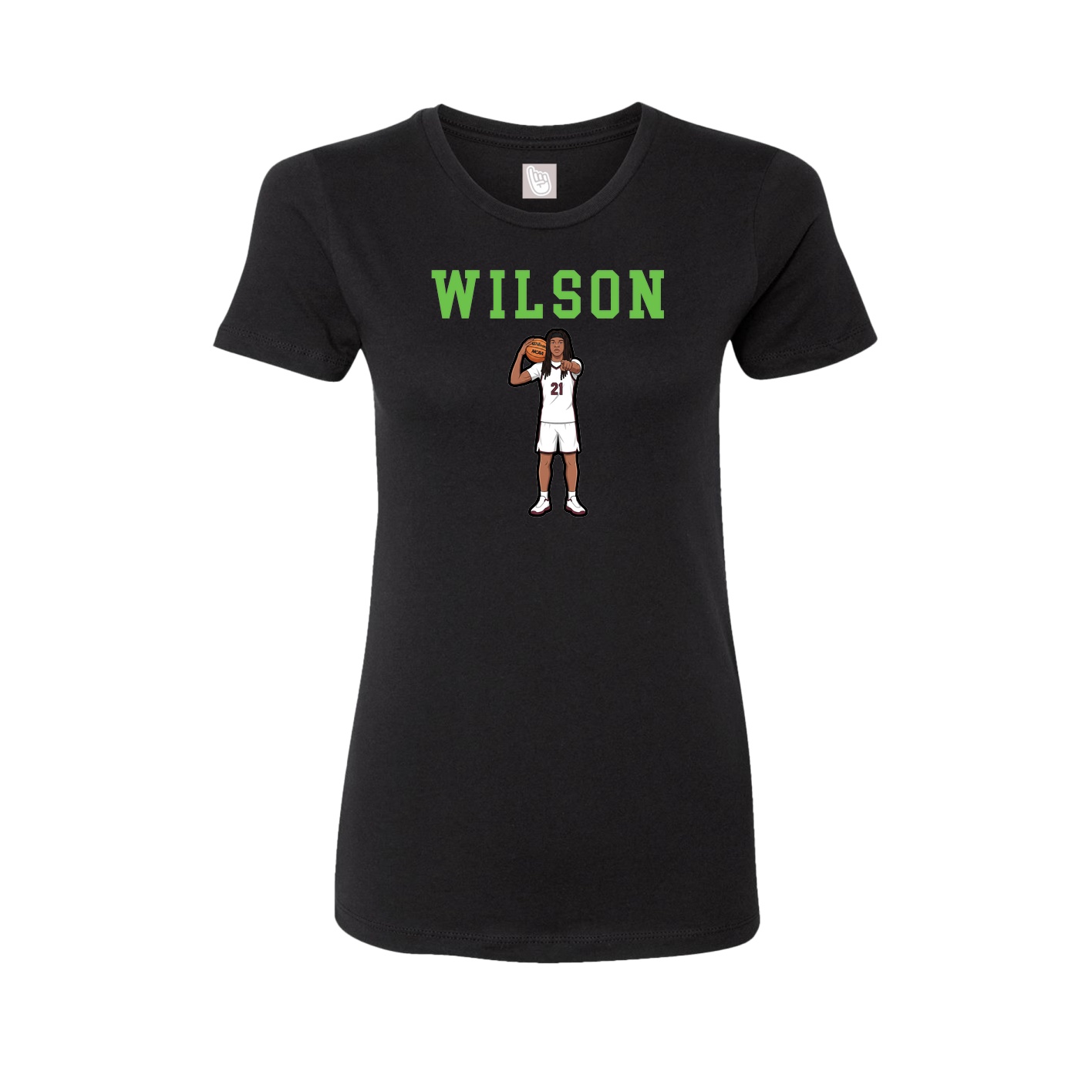 Fitted Women's Tee — Shirsey in Black