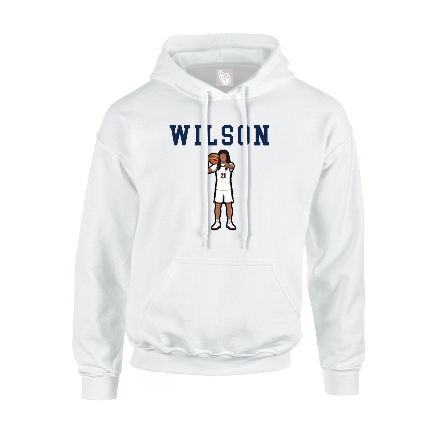 Hoodie — Shirsey in White