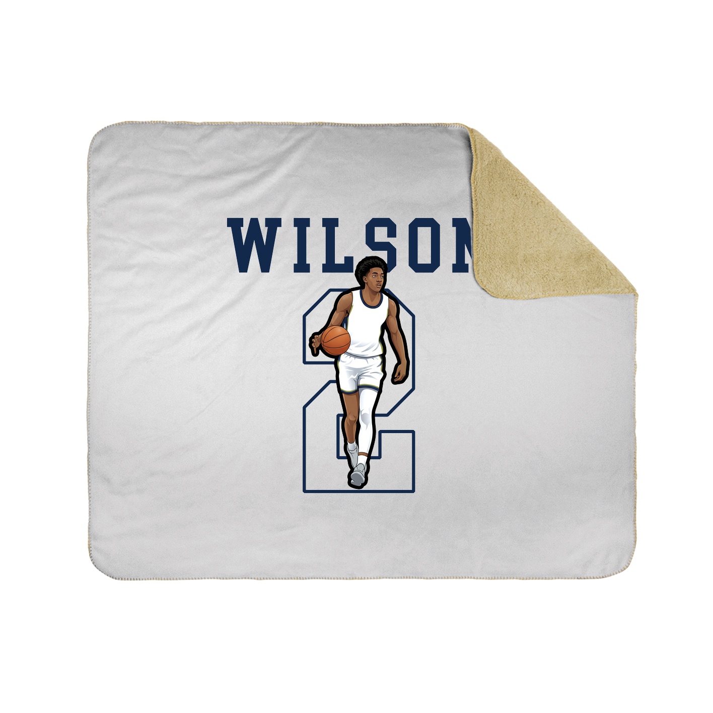 Throw Blanket — Shirsey in White