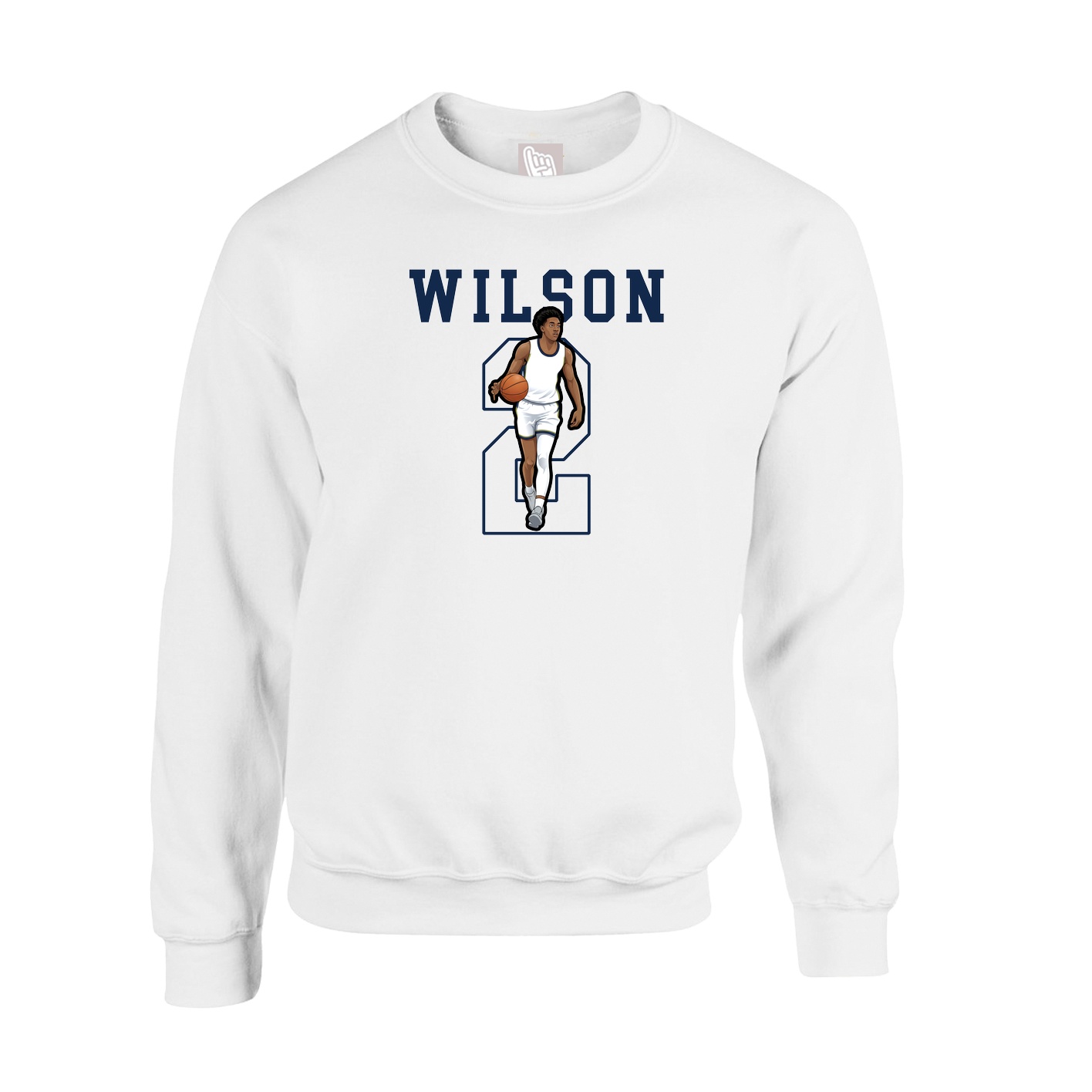 Fleece Crew — Shirsey in White