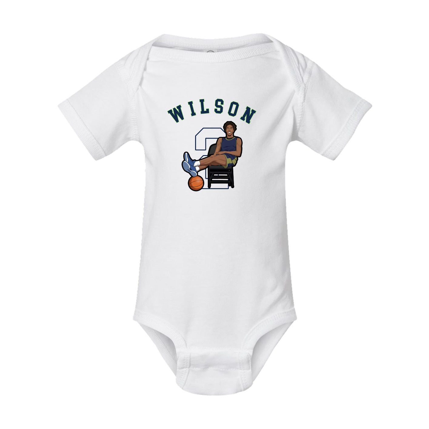 Baby Onesie — Shirsey Arch in White