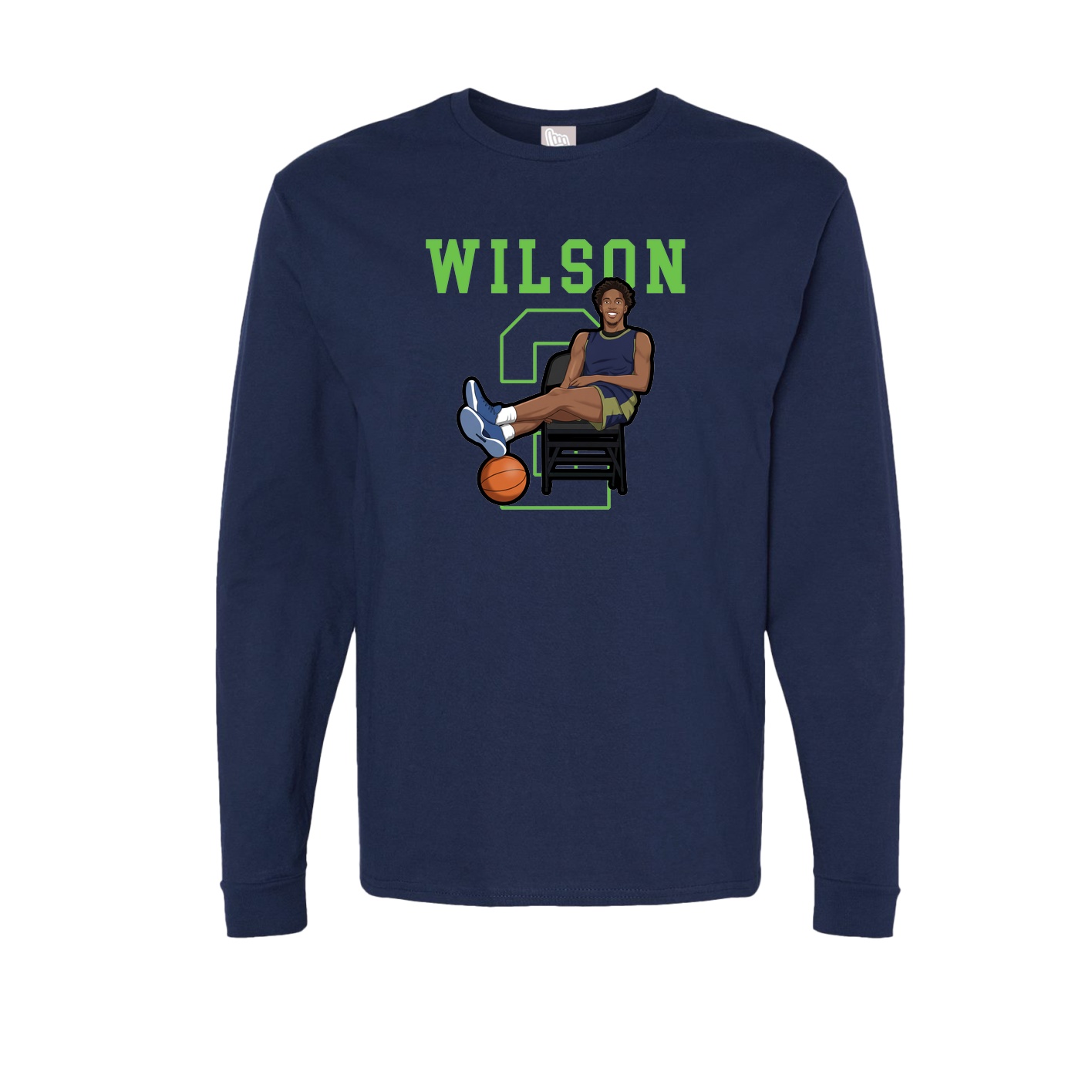 Long Sleeve Tee — Shirsey in Navy