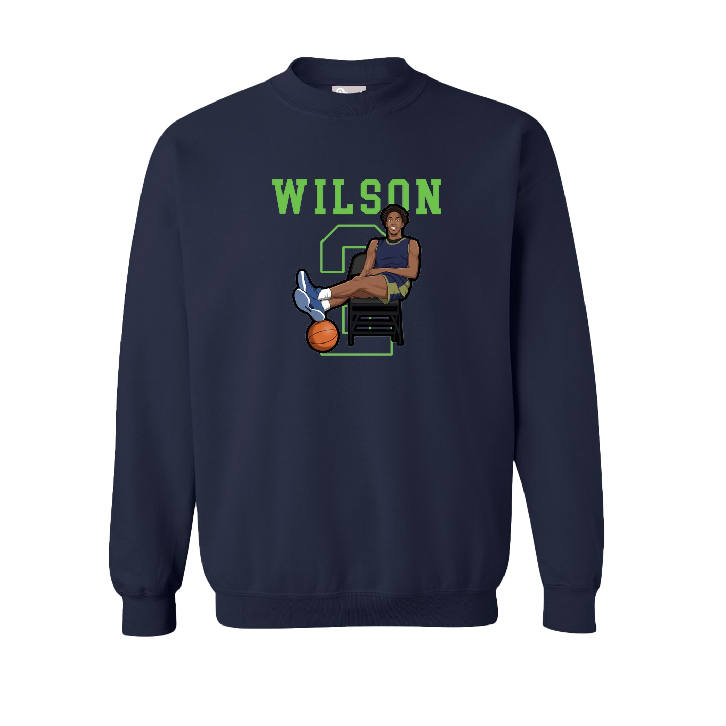 Fleece Crew — Shirsey in Navy