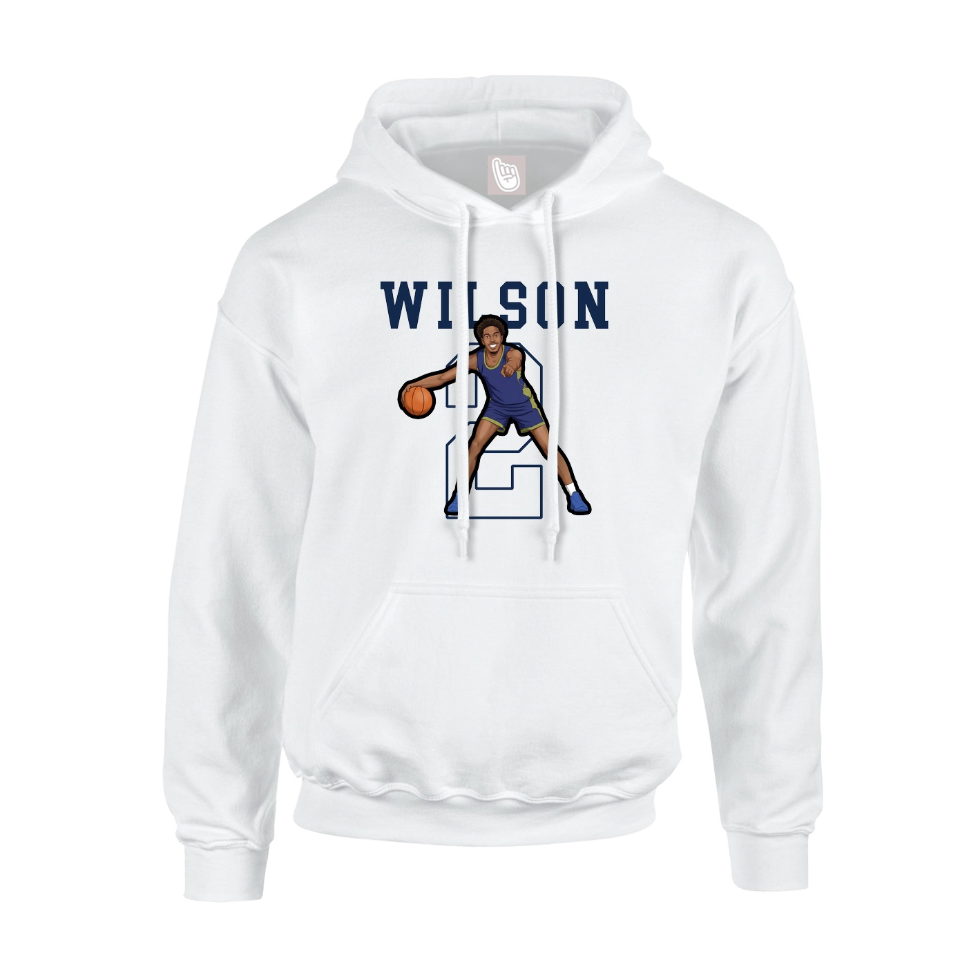 Hoodie — Shirsey in White