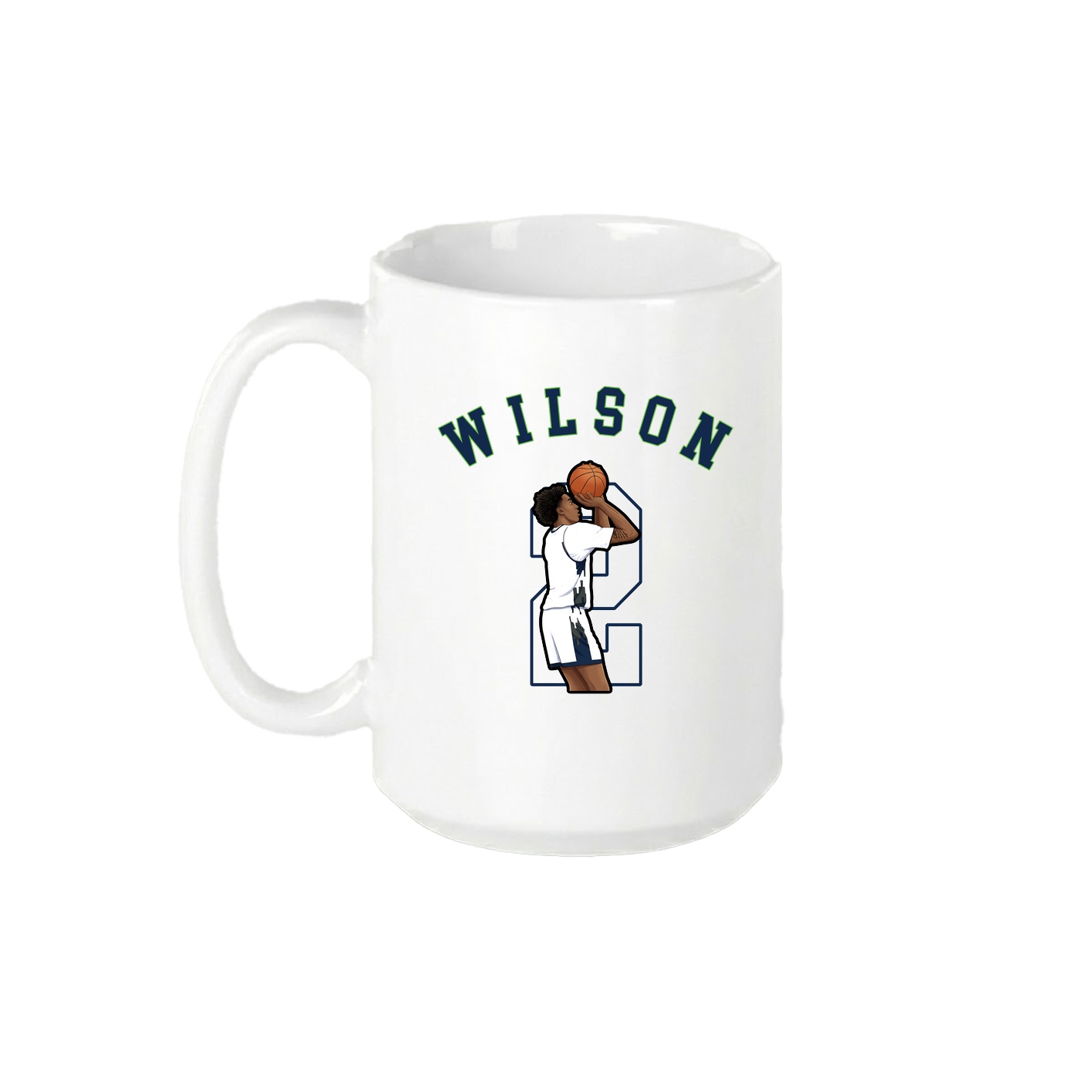 15oz Coffee Mug — Shirsey Arch in White