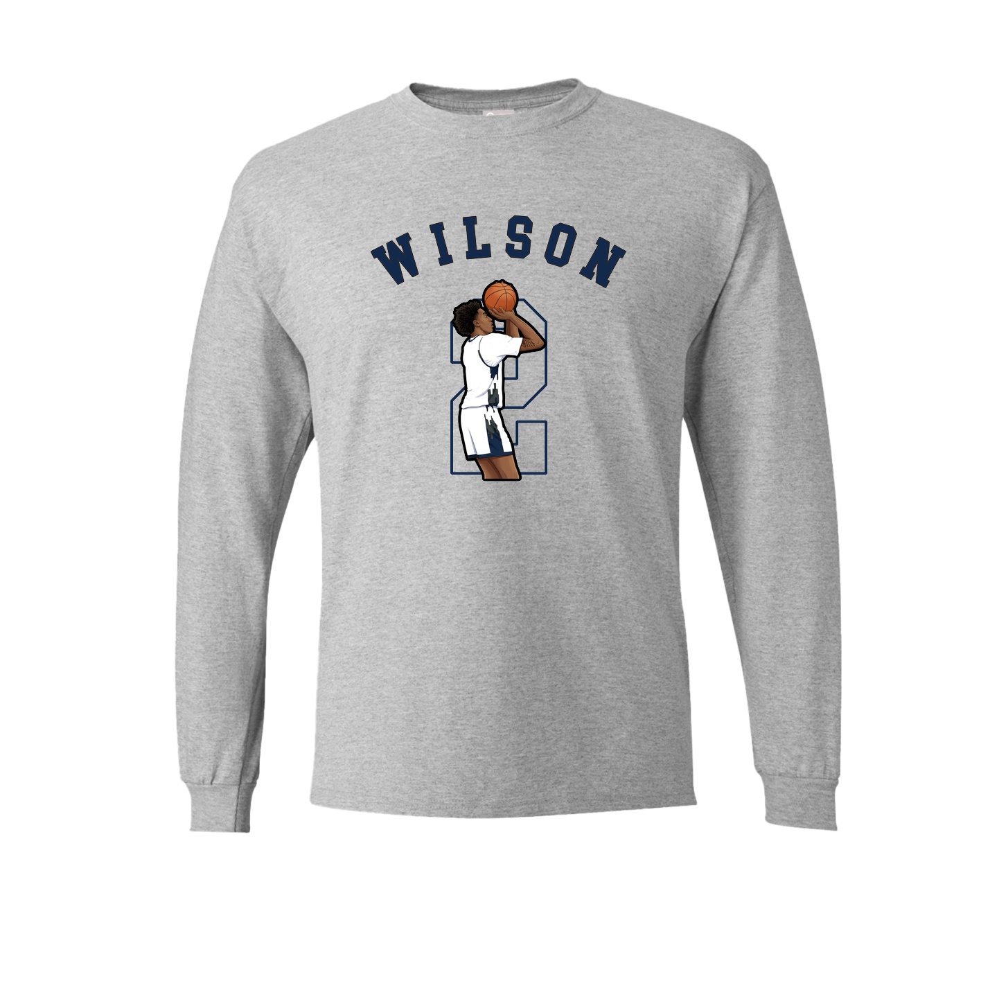Long Sleeve Tee — Shirsey Arch in Grey