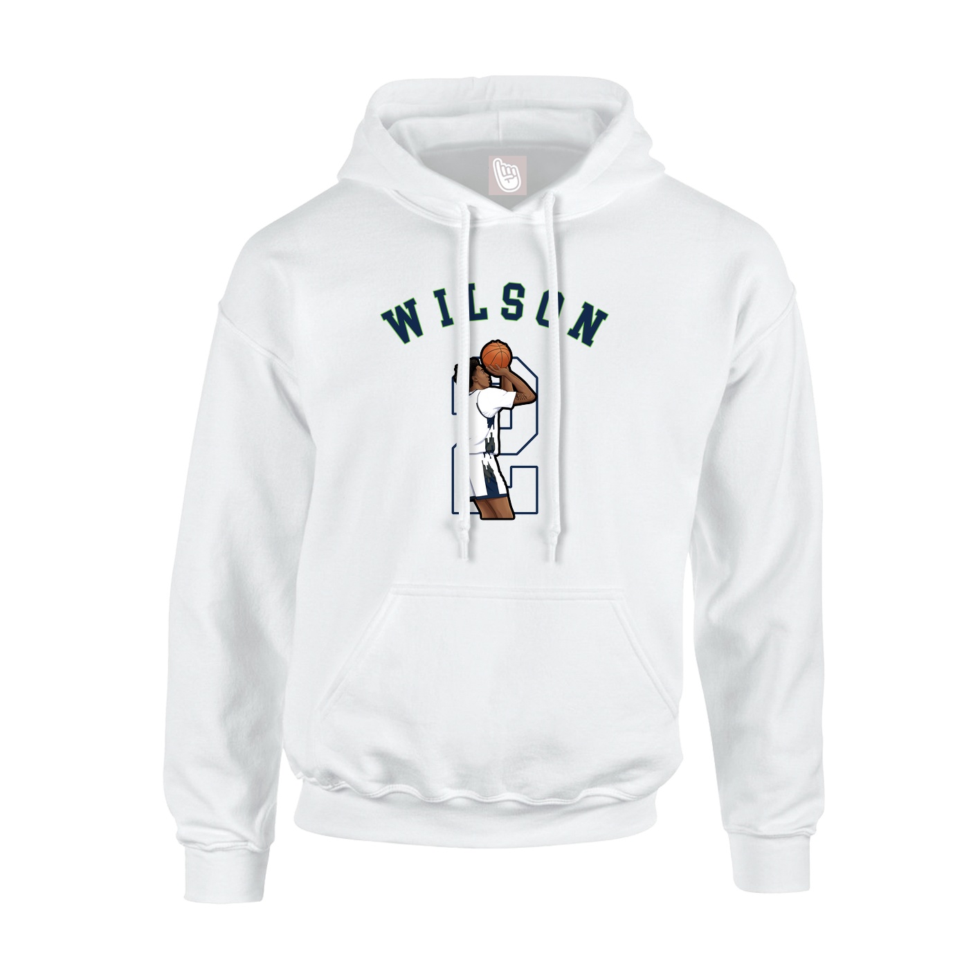 Hoodie — Shirsey Arch in White