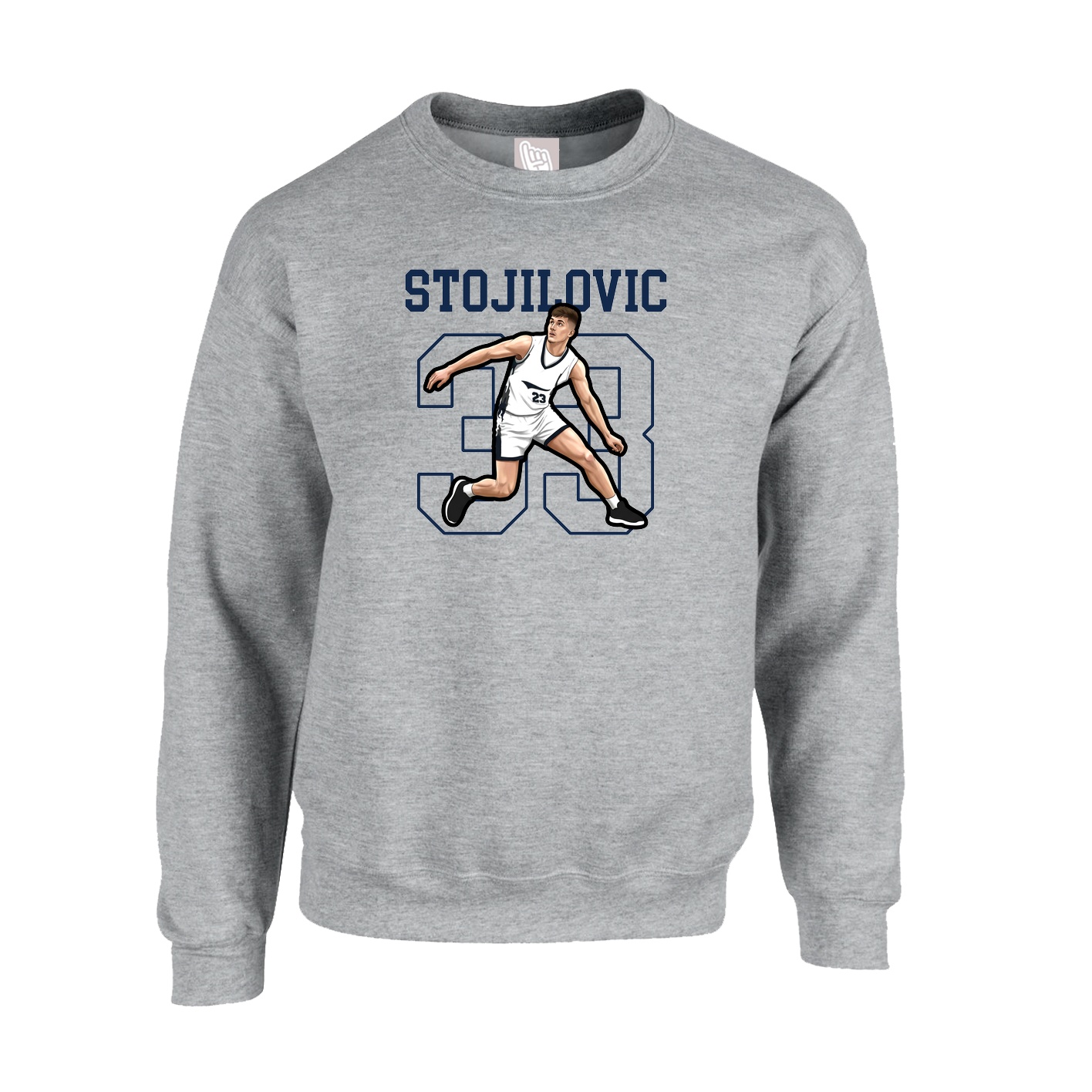 Fleece Crew — Shirsey in Grey