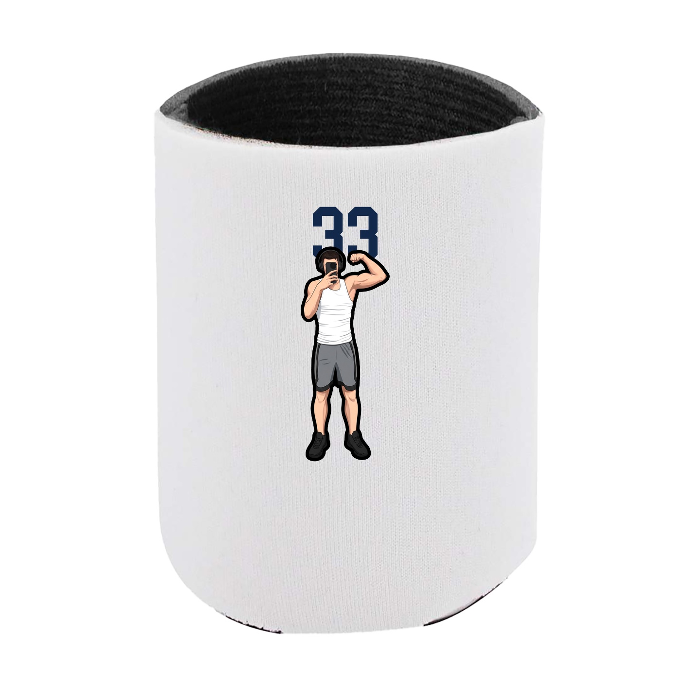 Can Holder — Number Top in White
