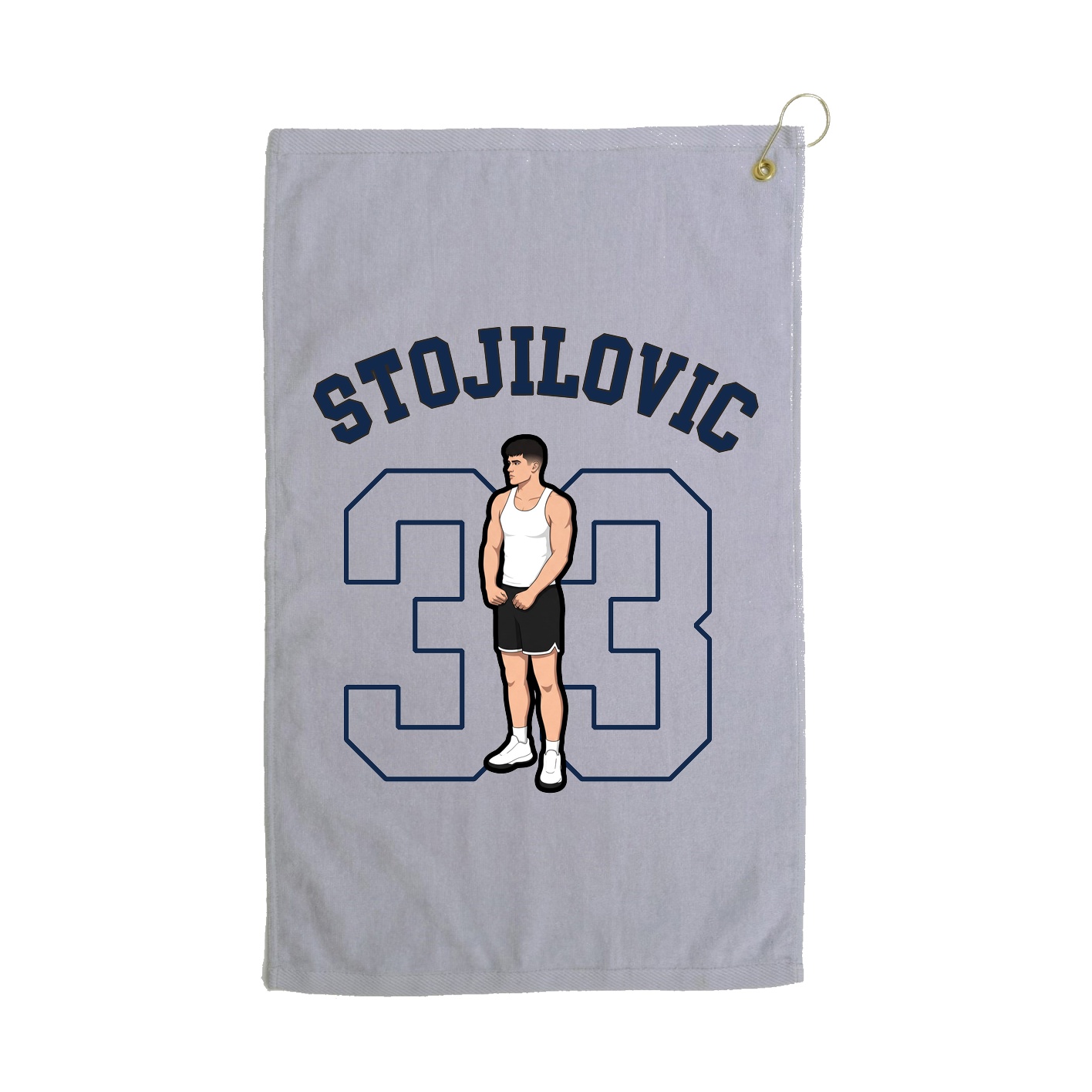 Golf Towel — Shirsey Arch in Grey