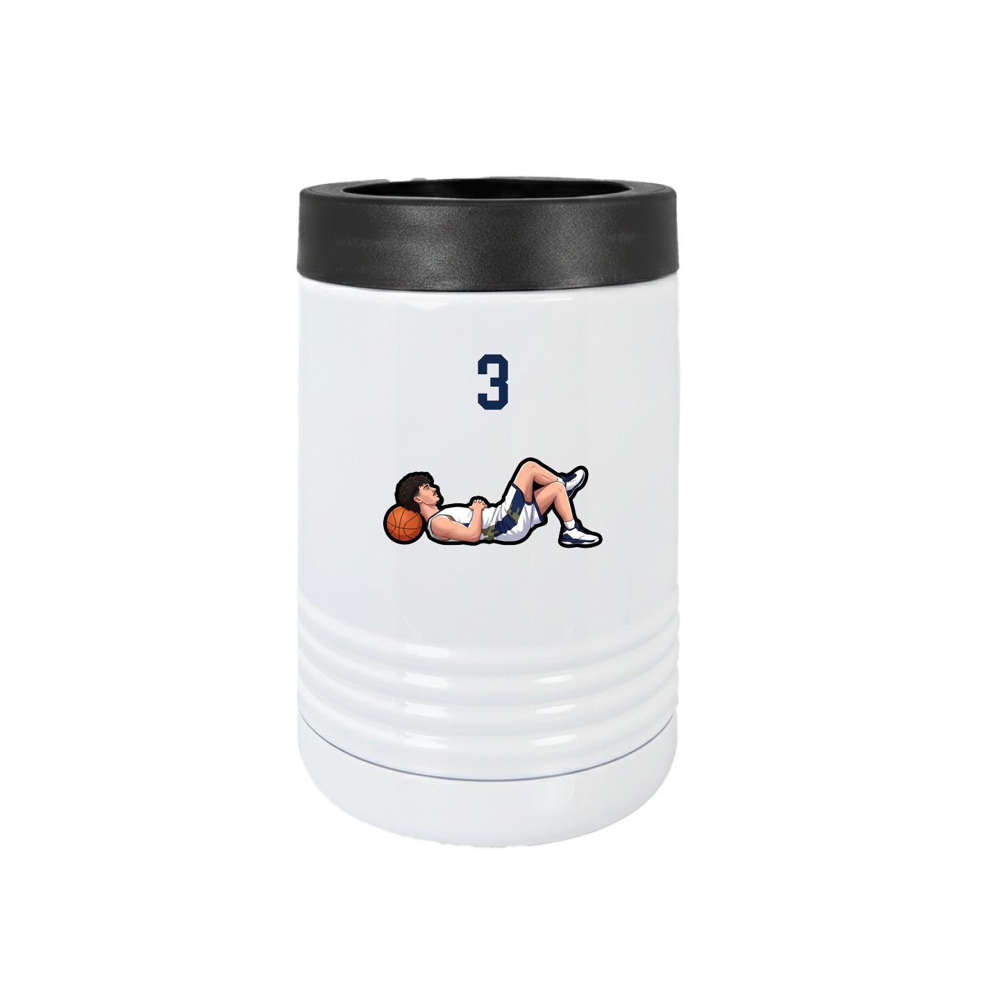 Beverage Holder — Number Top in White