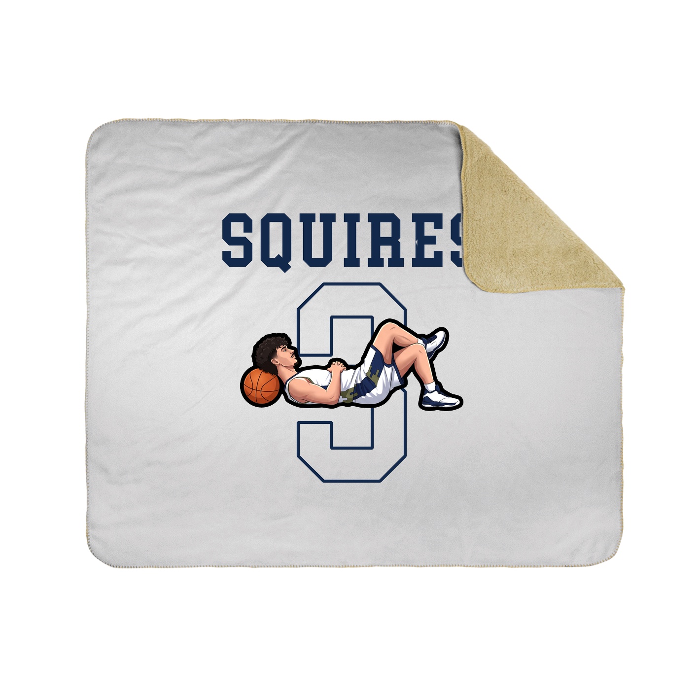 50x60 Sherpa Lined Throw Blanket