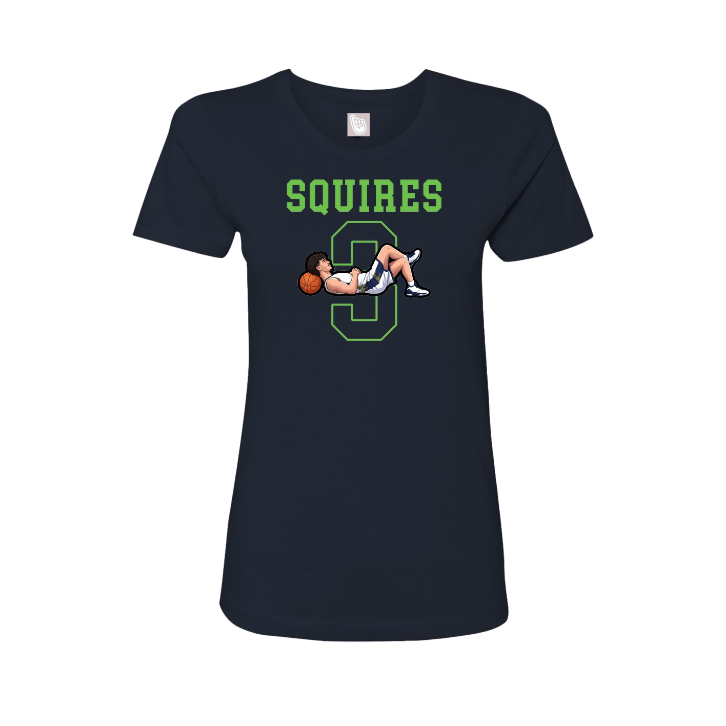 Fitted Women's Tee — Shirsey in Navy