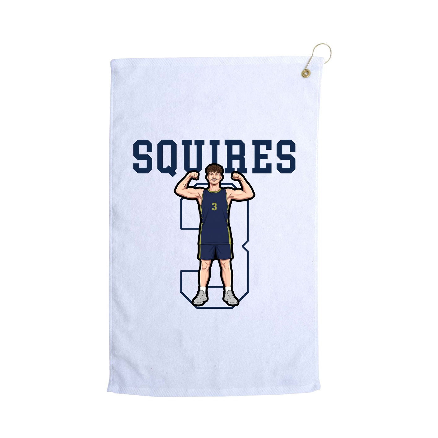Golf Towel — Shirsey in White