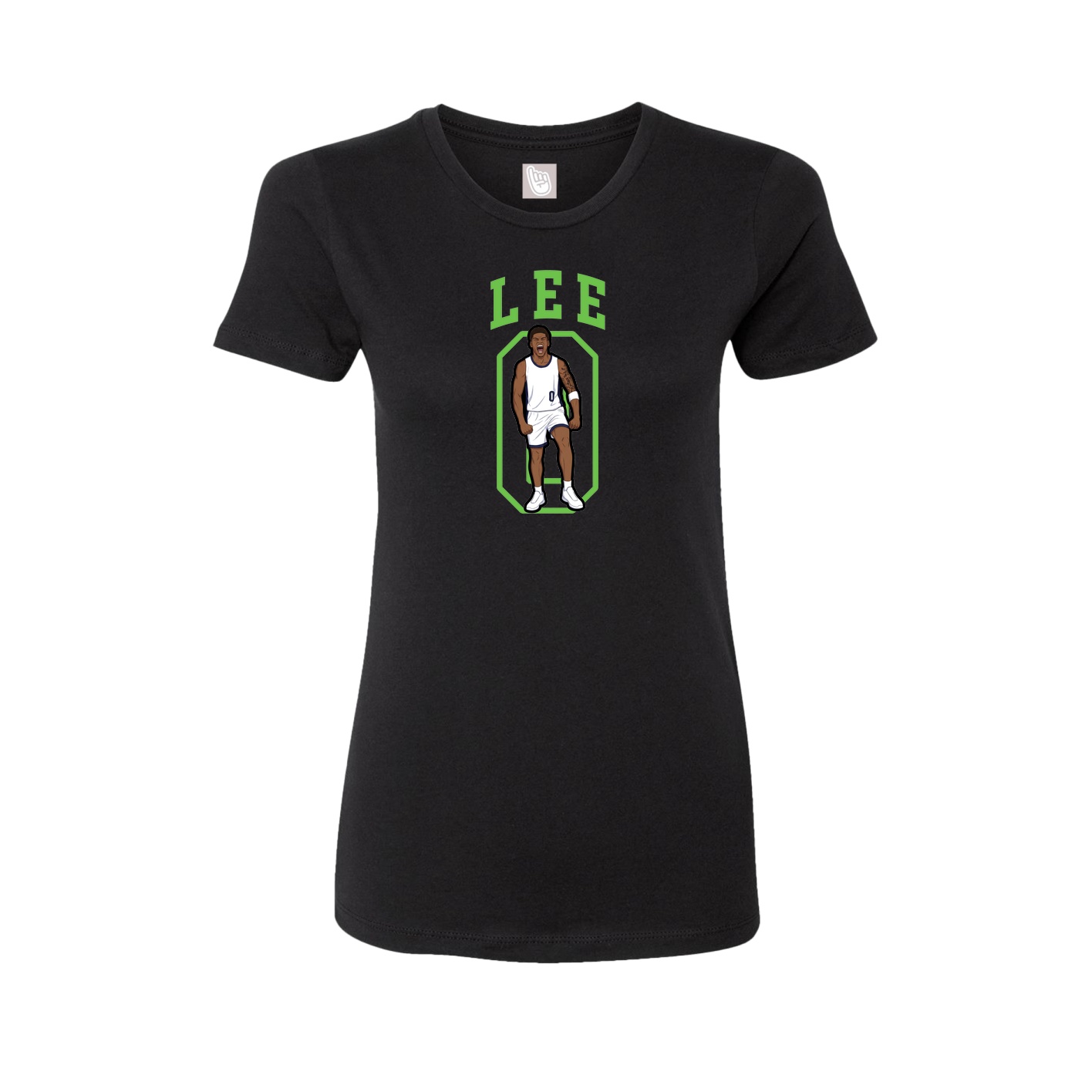 Fitted Women's Tee — Shirsey in Black