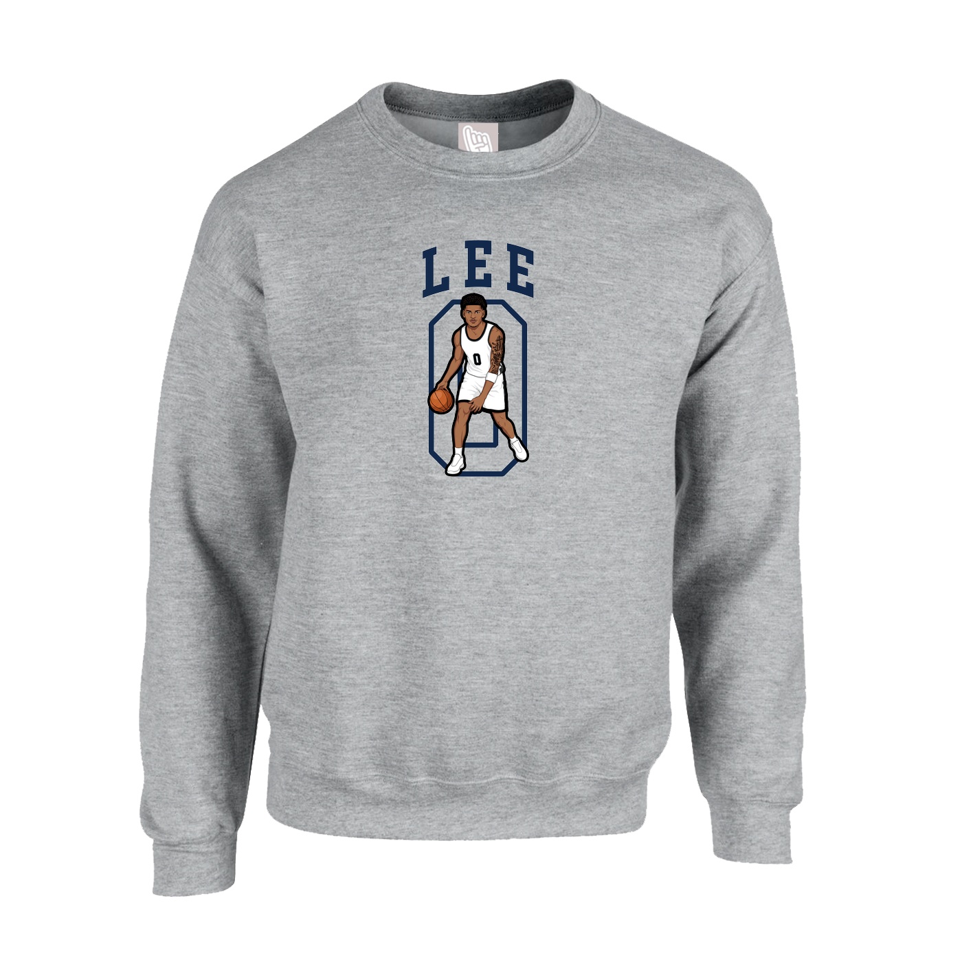 Fleece Crew — Shirsey in Grey