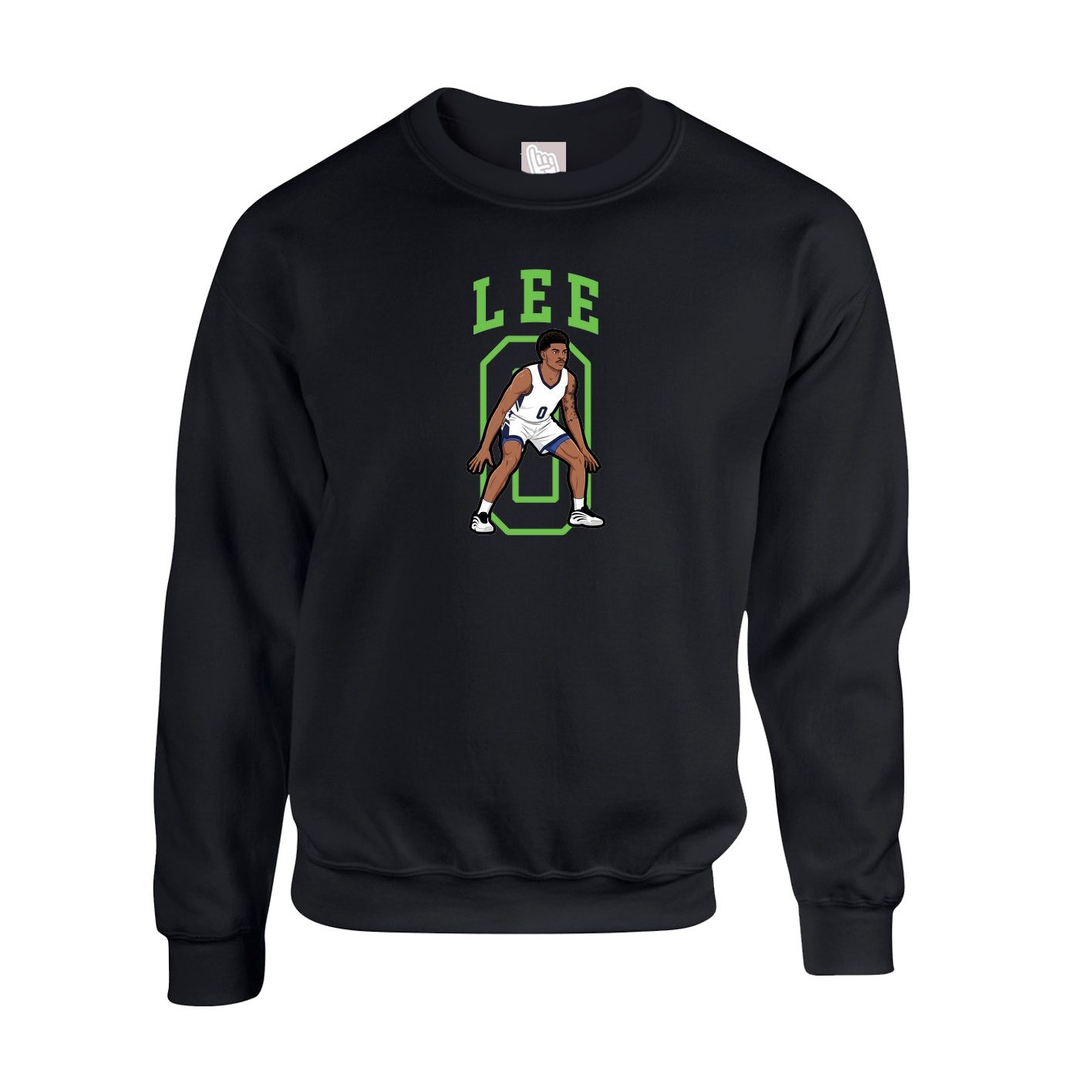 Fleece Crew — Shirsey in Black