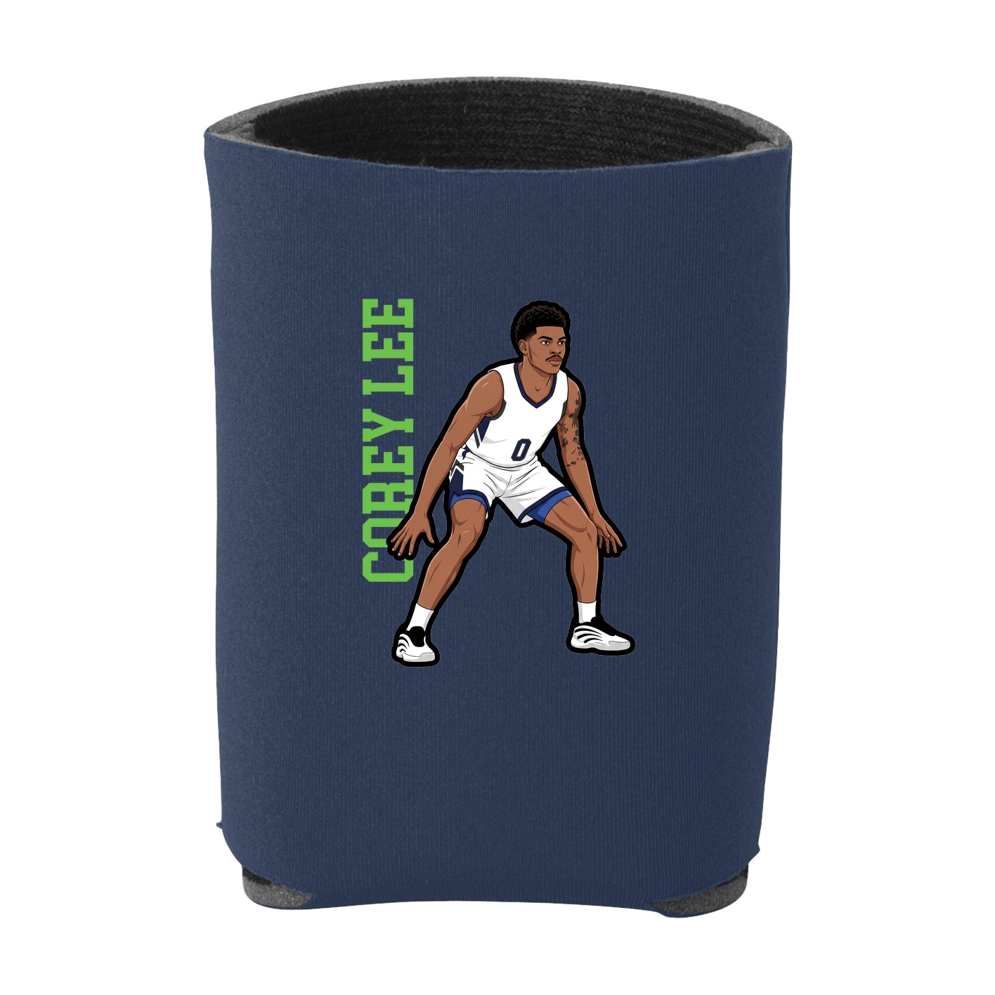 Can Holder — Name Vertical in Navy