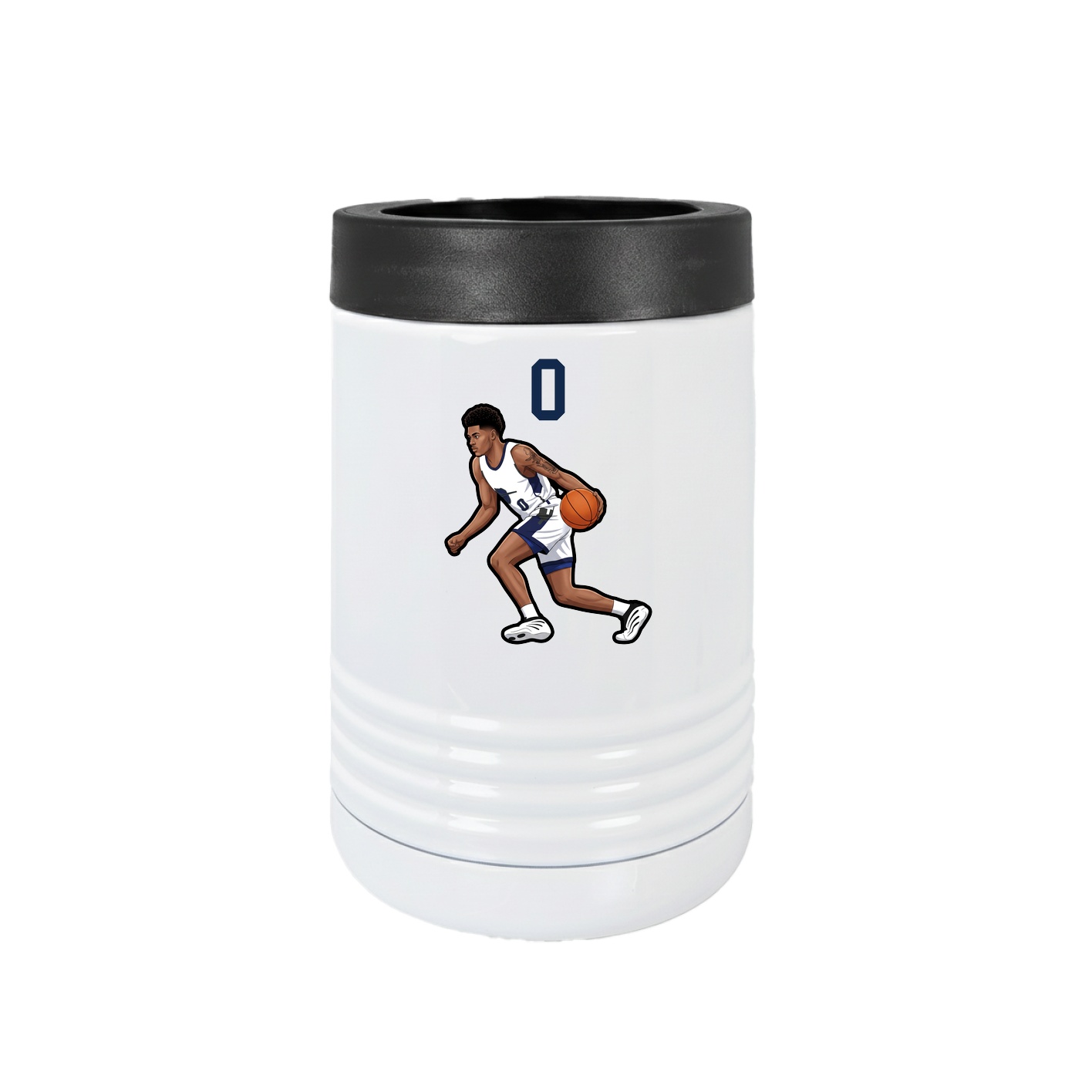 Beverage Holder — Number Top in White