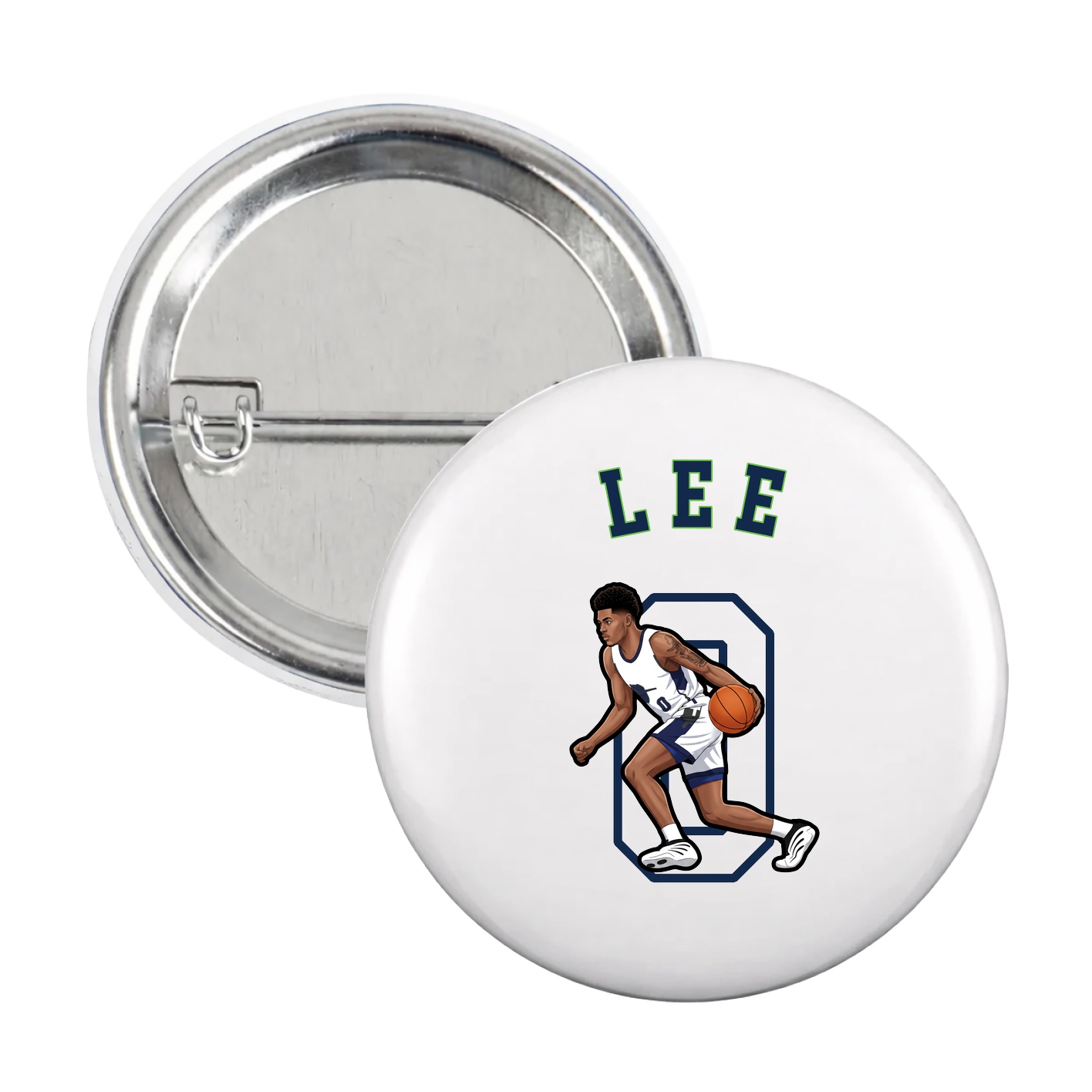 Game Day Button — Shirsey Arch in White