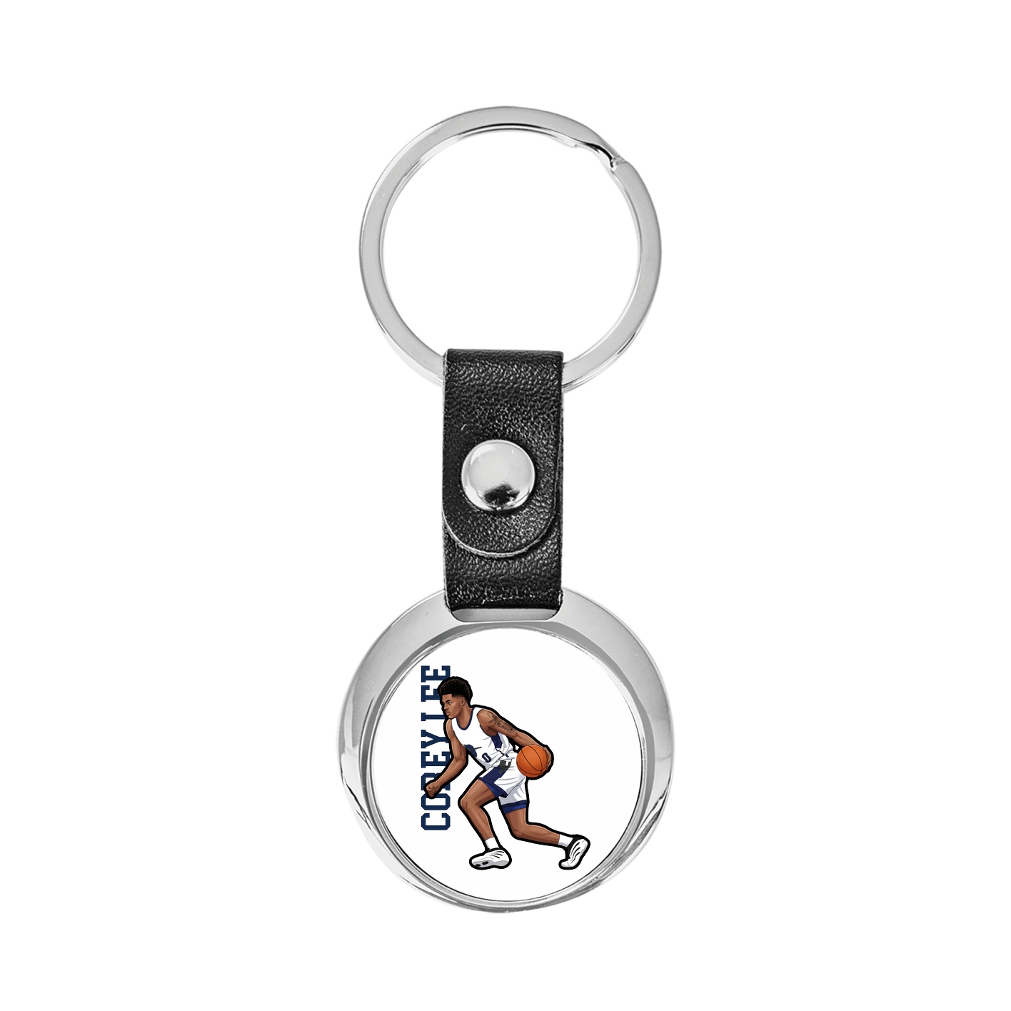 Key Chain — Name Vertical in Classic
