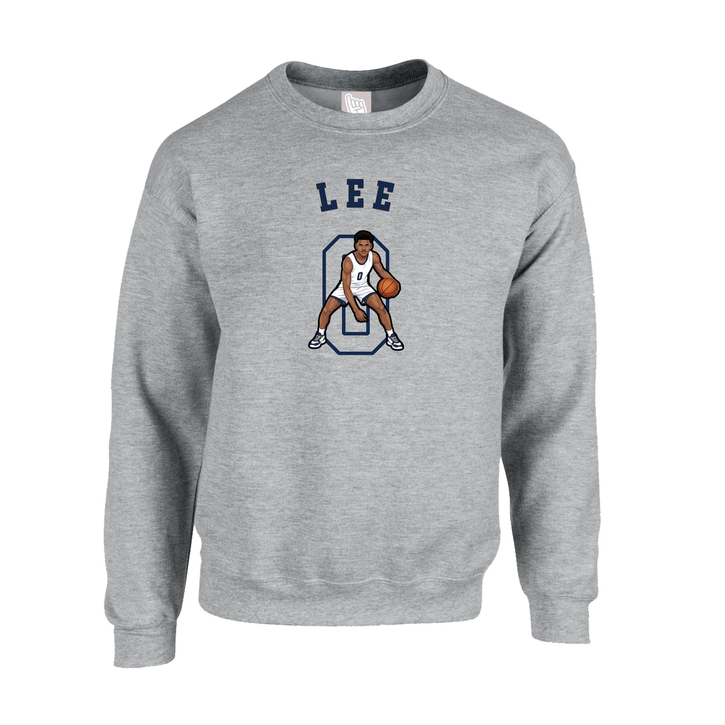 Fleece Crew — Shirsey Arch in Grey