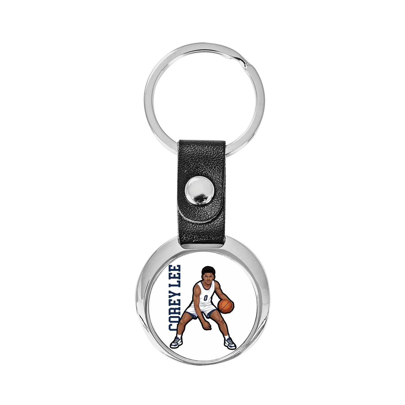 Key Chain — Name Vertical in Classic