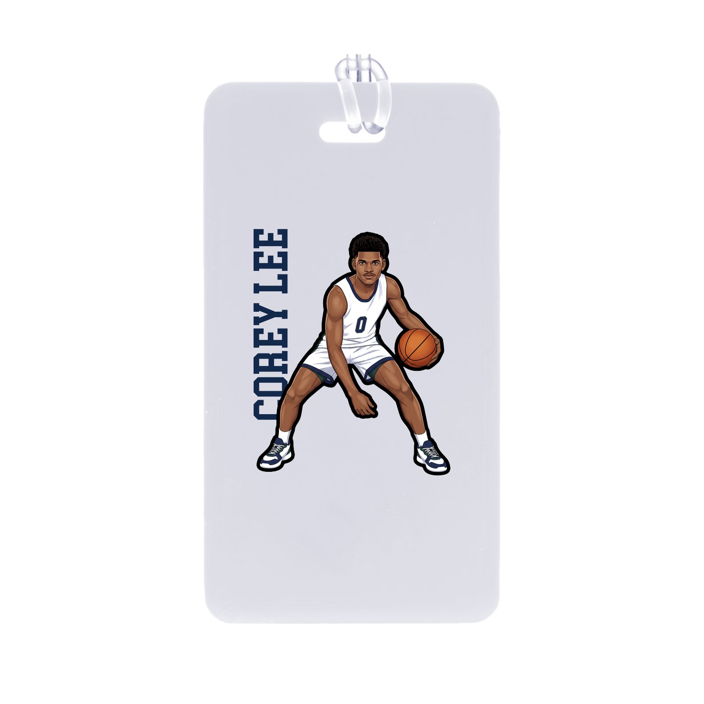 Bag Tag — Name Vertical in Classic