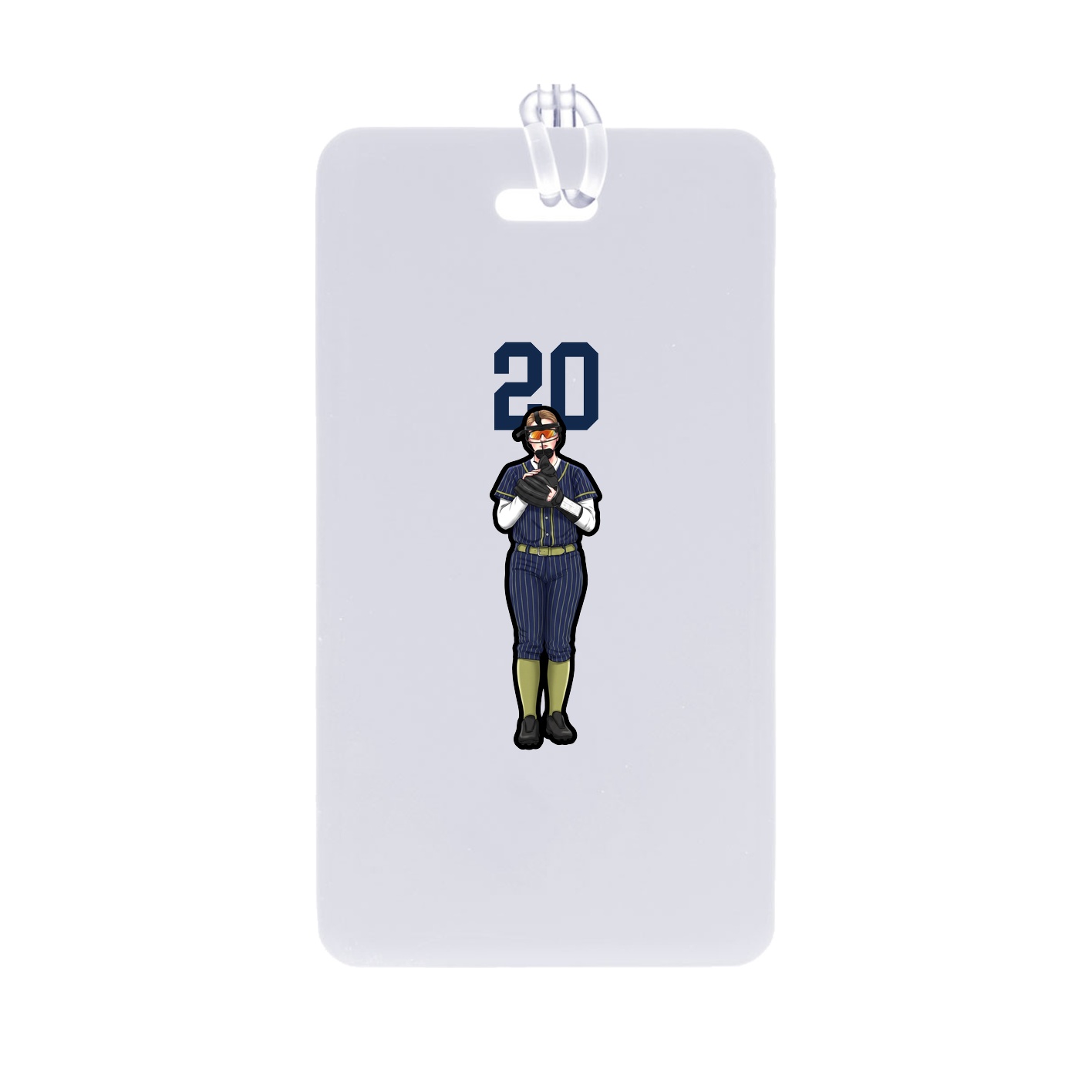 Bag Tag — Number Top in Classic