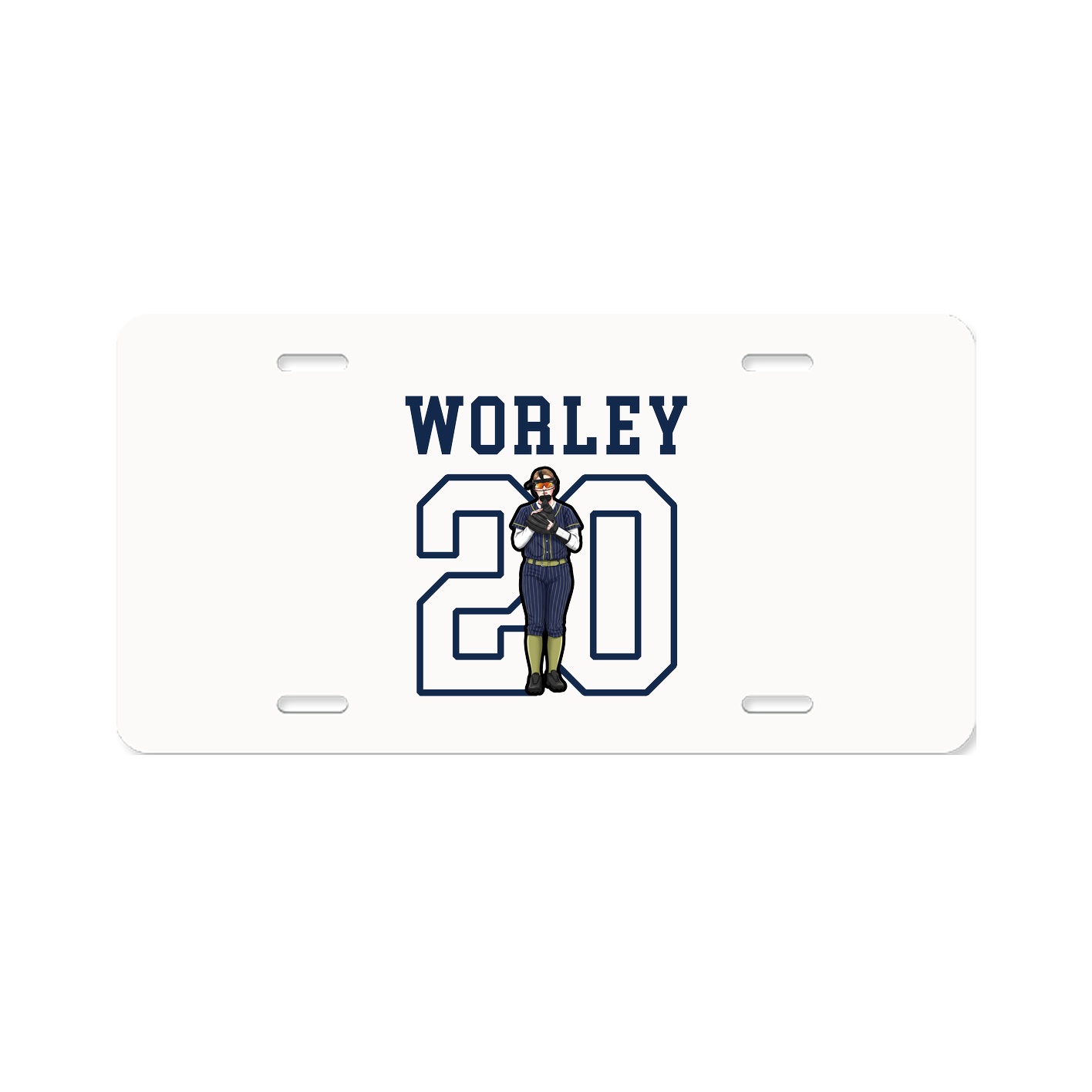 License Plate — Shirsey in Classic
