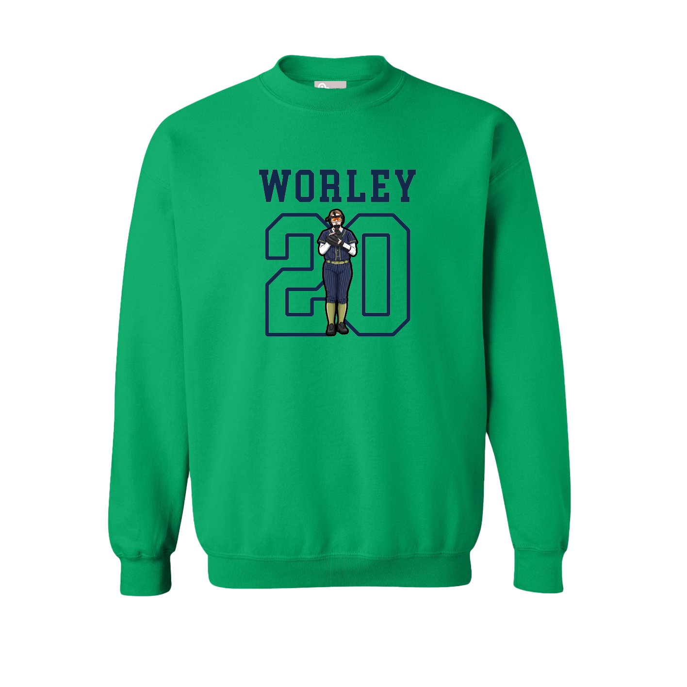 Fleece Crew — Shirsey in Green