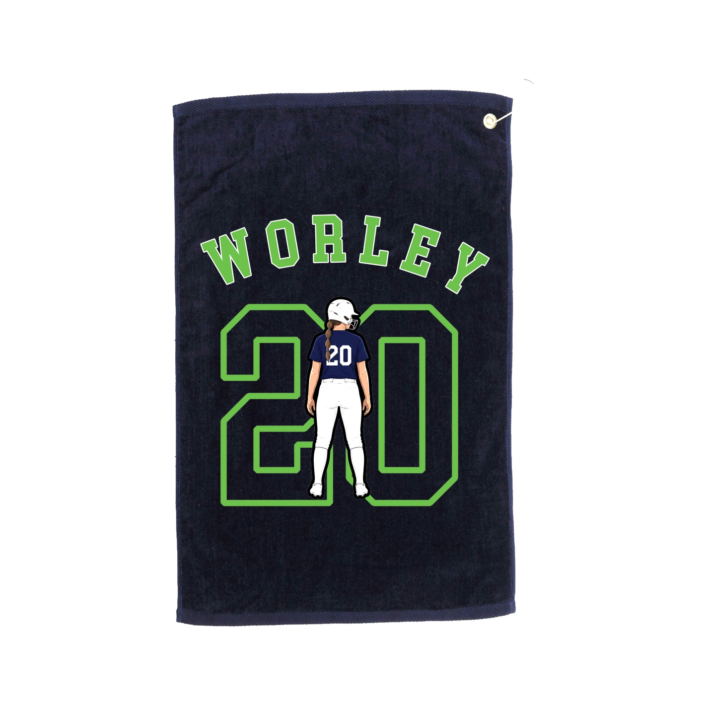 Golf Towel — Shirsey Arch in Navy
