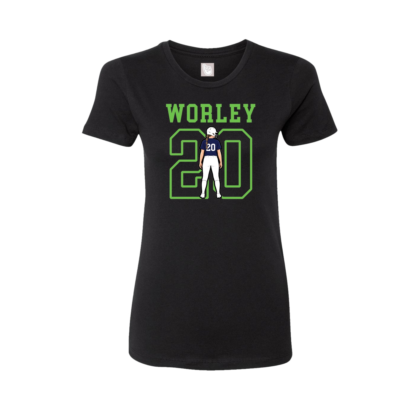 Fitted Women's Tee — Shirsey in Black