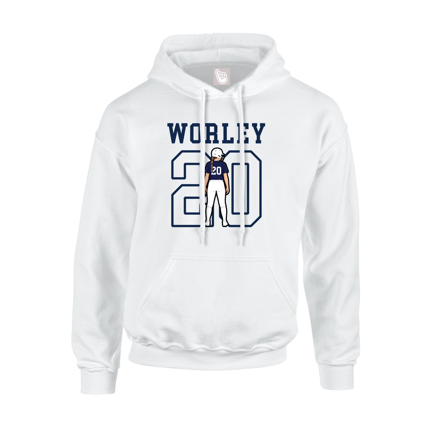 Youth Hoodie — Shirsey in White