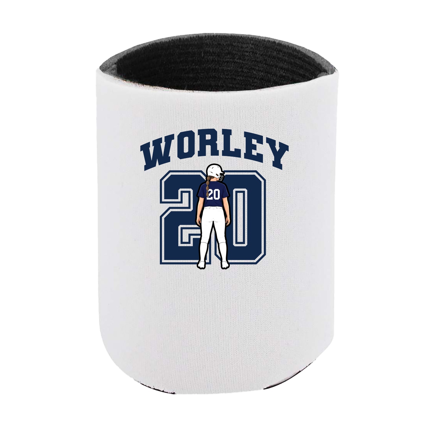 Can Holder — Number in White