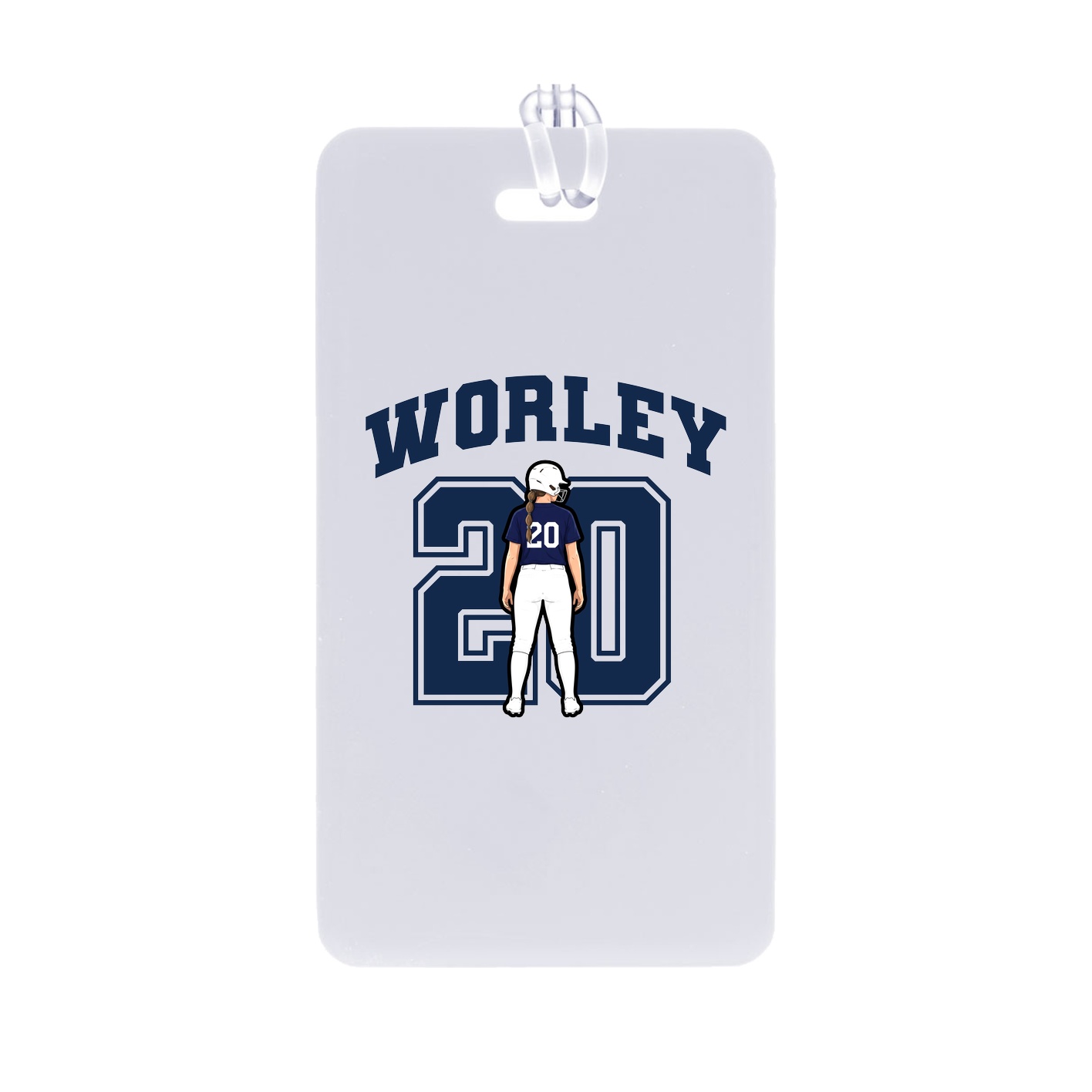 Bag Tag — Number in Classic