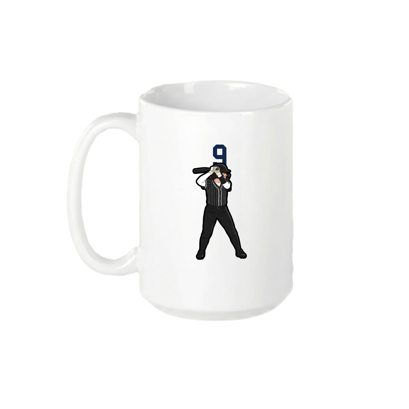 15oz Coffee Mug — Number Top in White