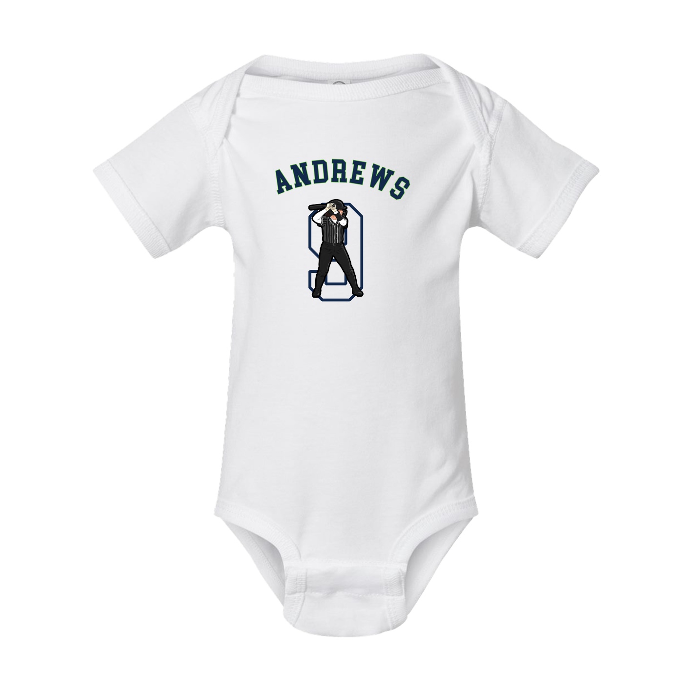 Baby Onesie — Shirsey Arch in White