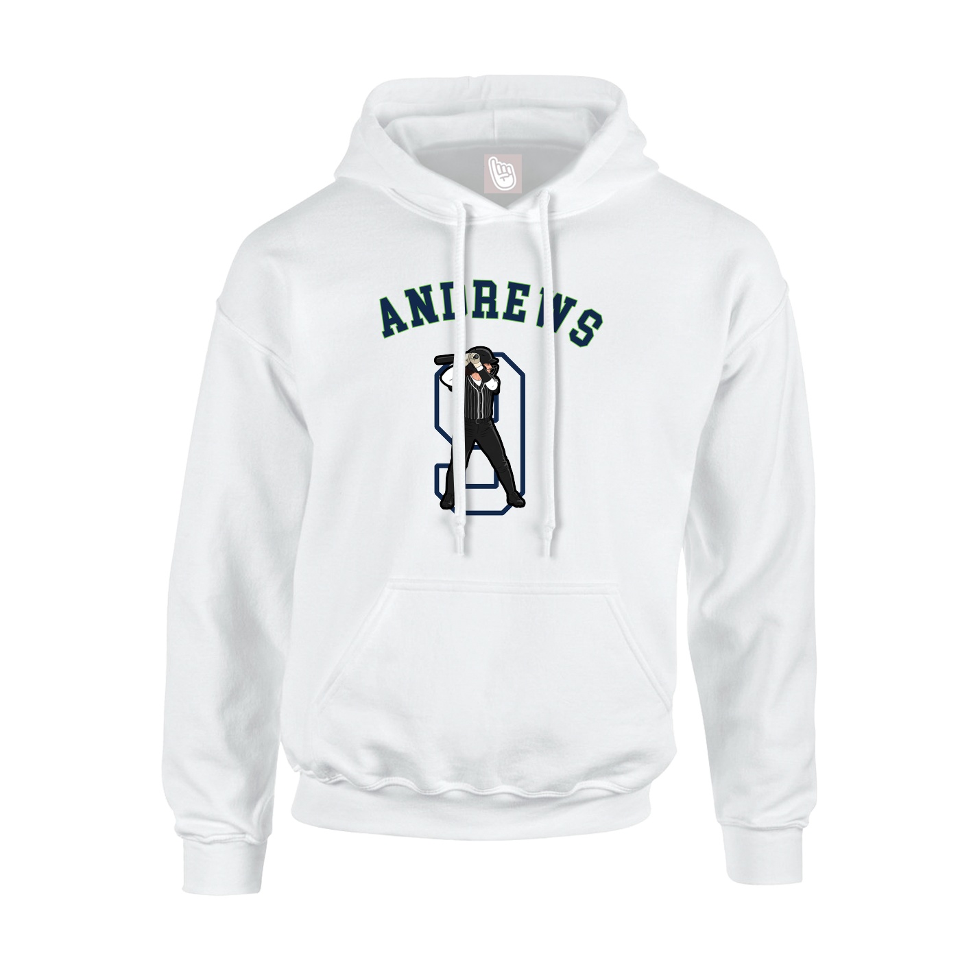 Youth Hoodie — Shirsey Arch in White