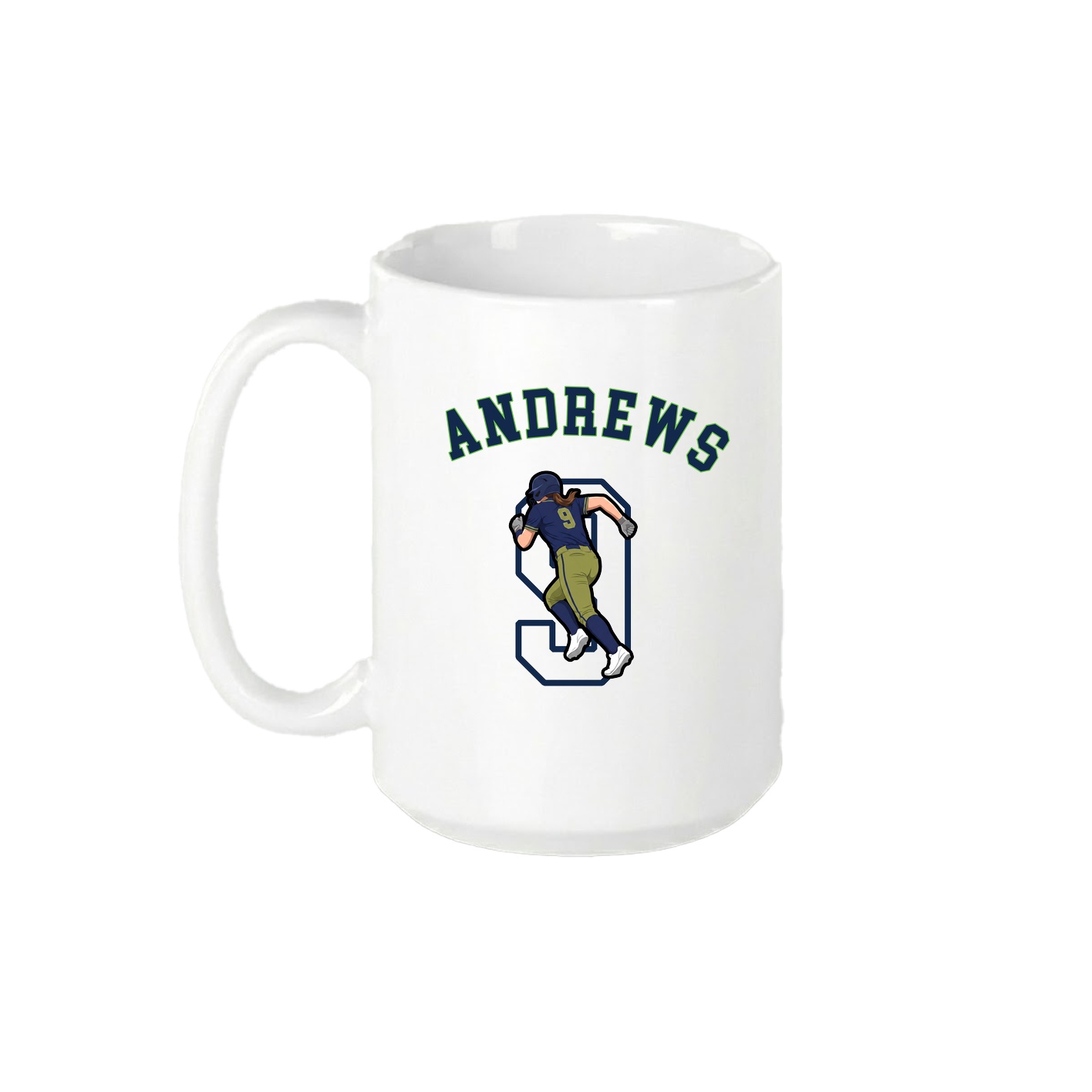 15oz Coffee Mug — Shirsey Arch in White
