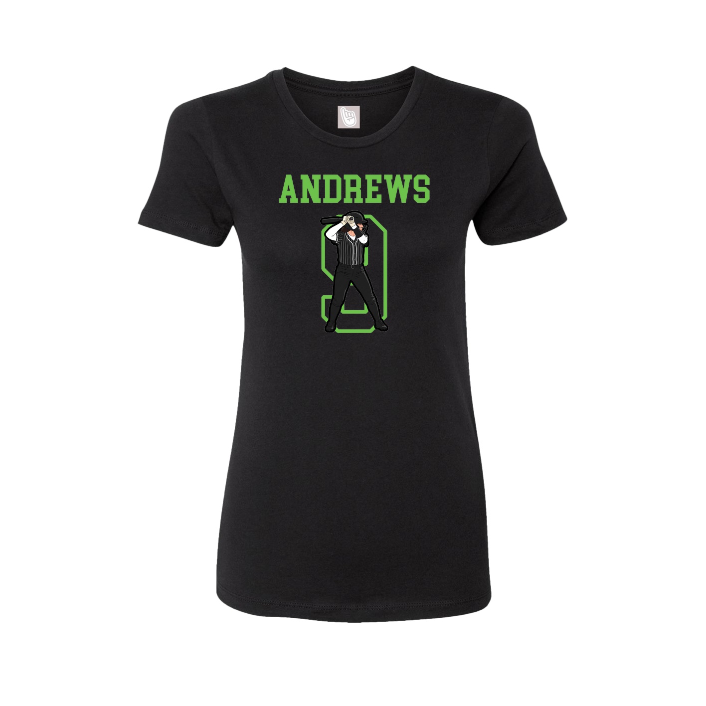 Fitted Women's Tee — Shirsey in Black