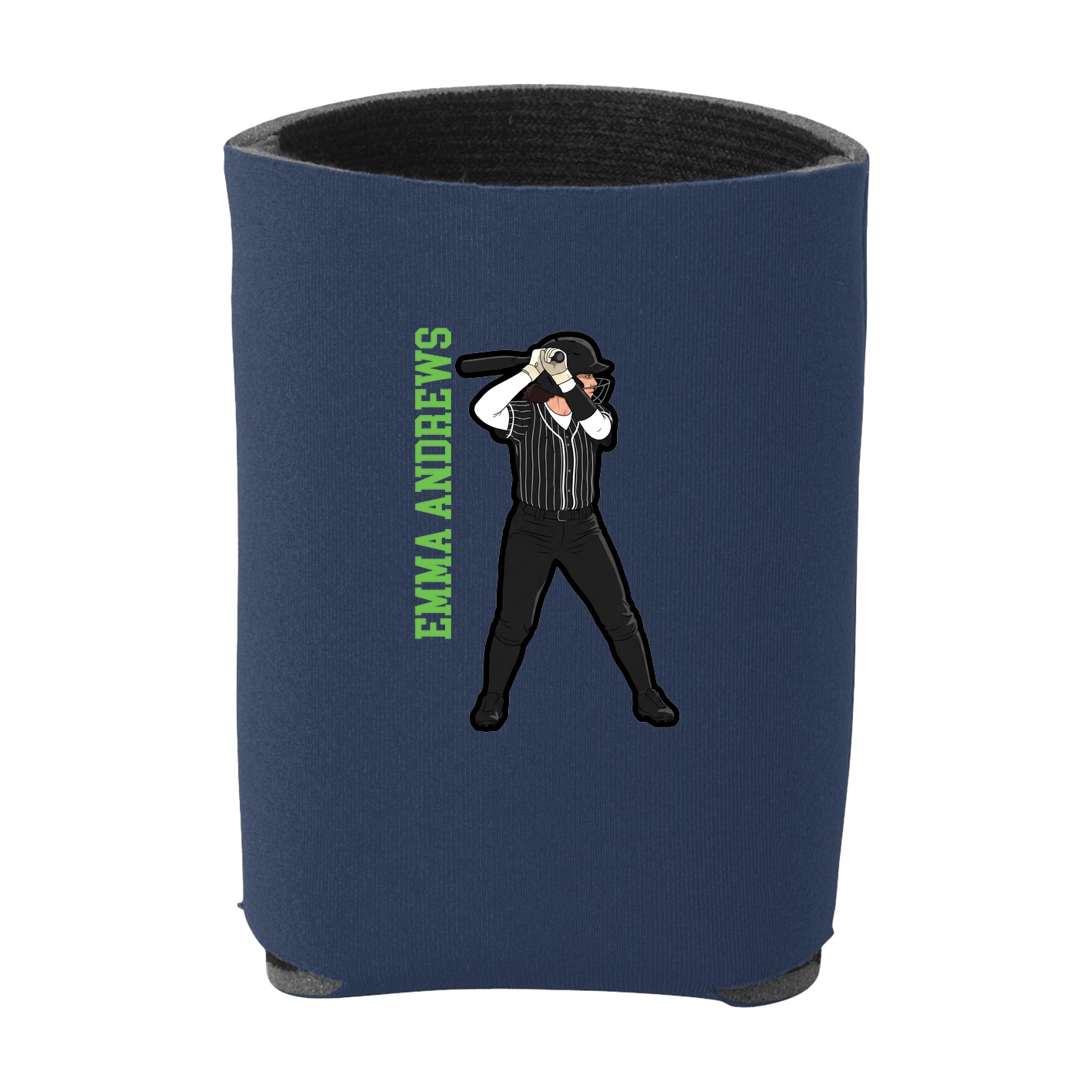 Can Holder — Name Vertical in Navy