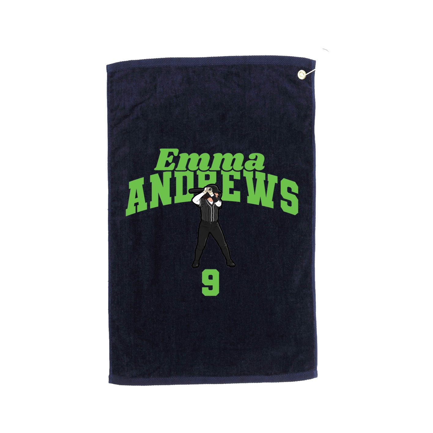 Golf Towel — Signature Arch in Navy