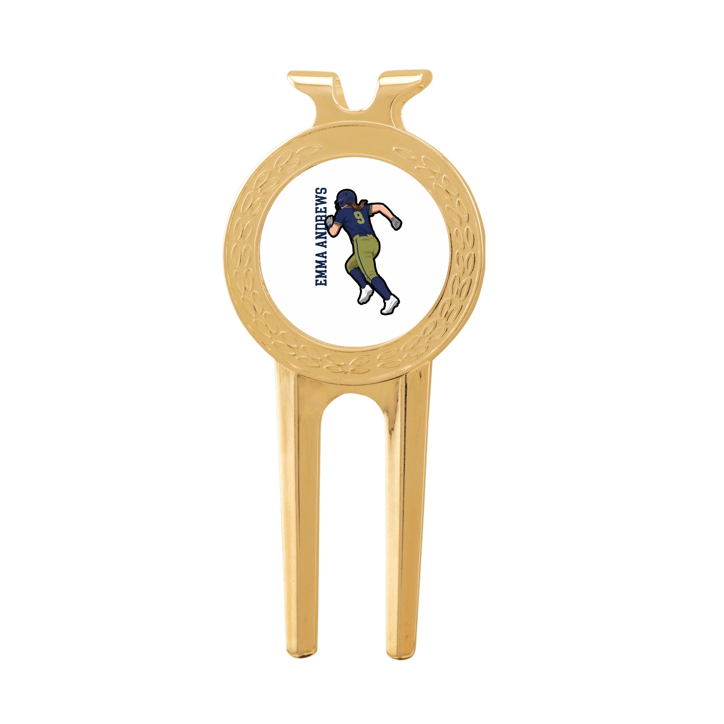 Divot Tool with Ball Marker — Name Vertical in Classic