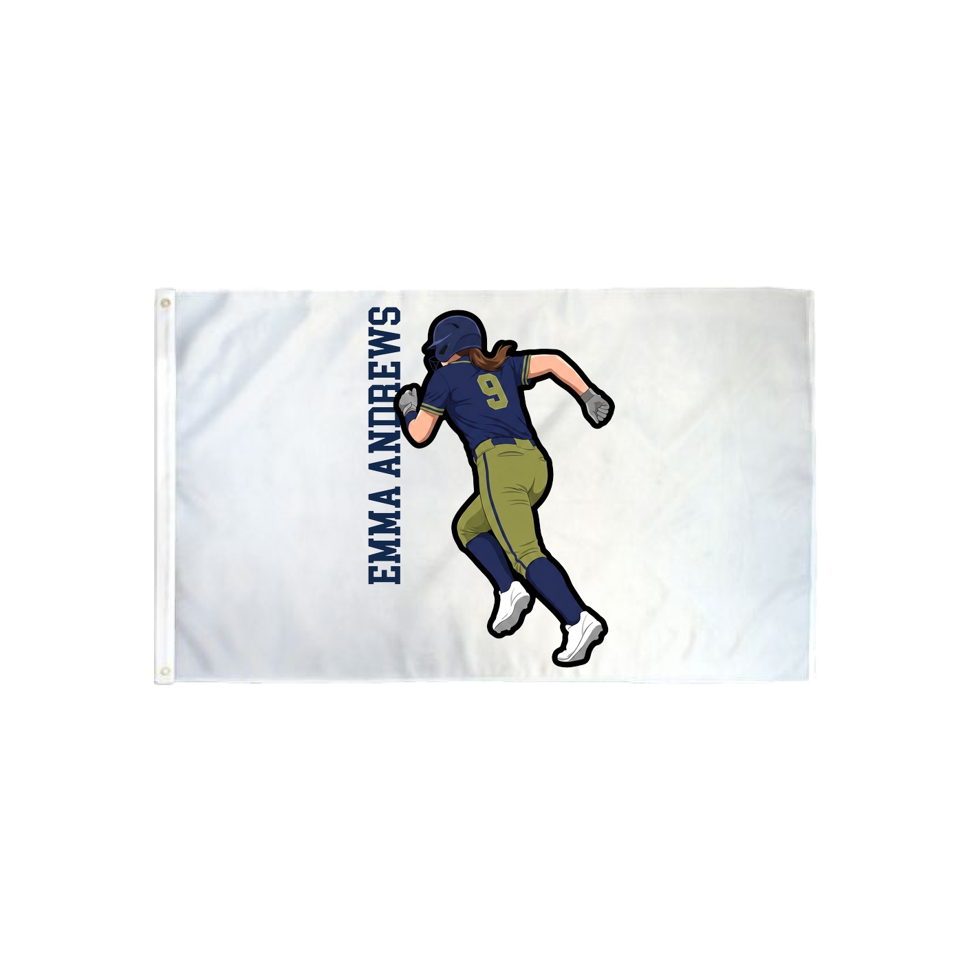 3x5 Flag — Name Vertical in Classic