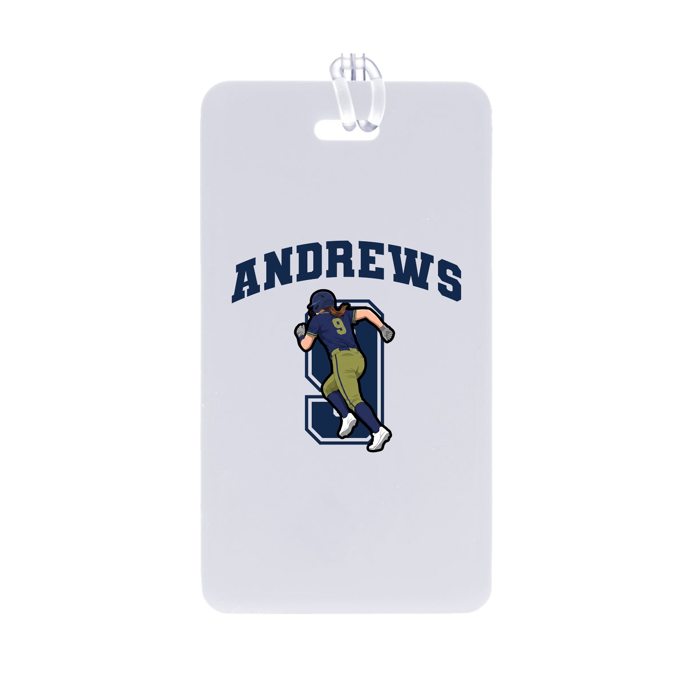 Bag Tag — Number in Classic